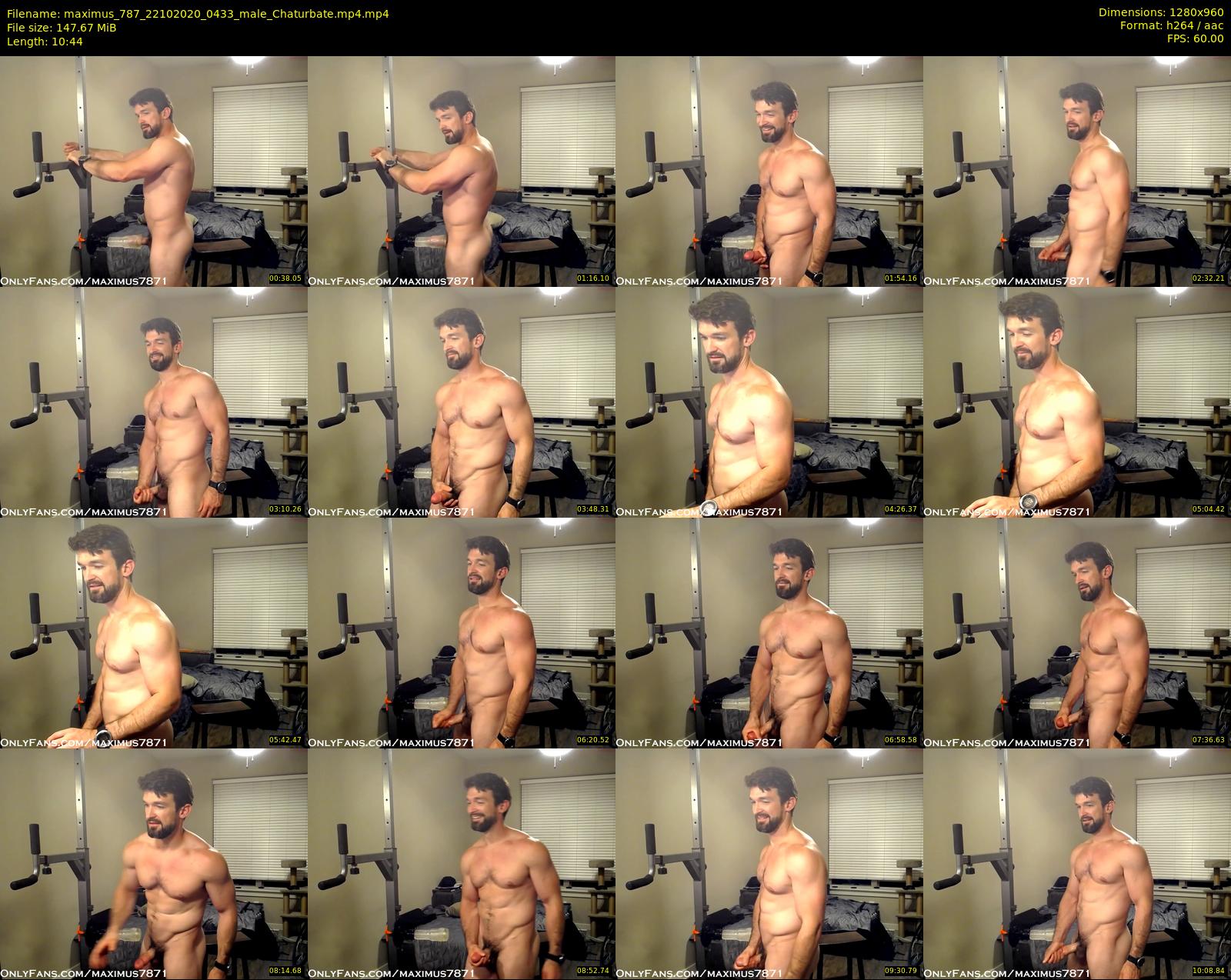 maximus_787 — 11 minute Chaturbate male cam show recording, 720p, Oct 22, 2020