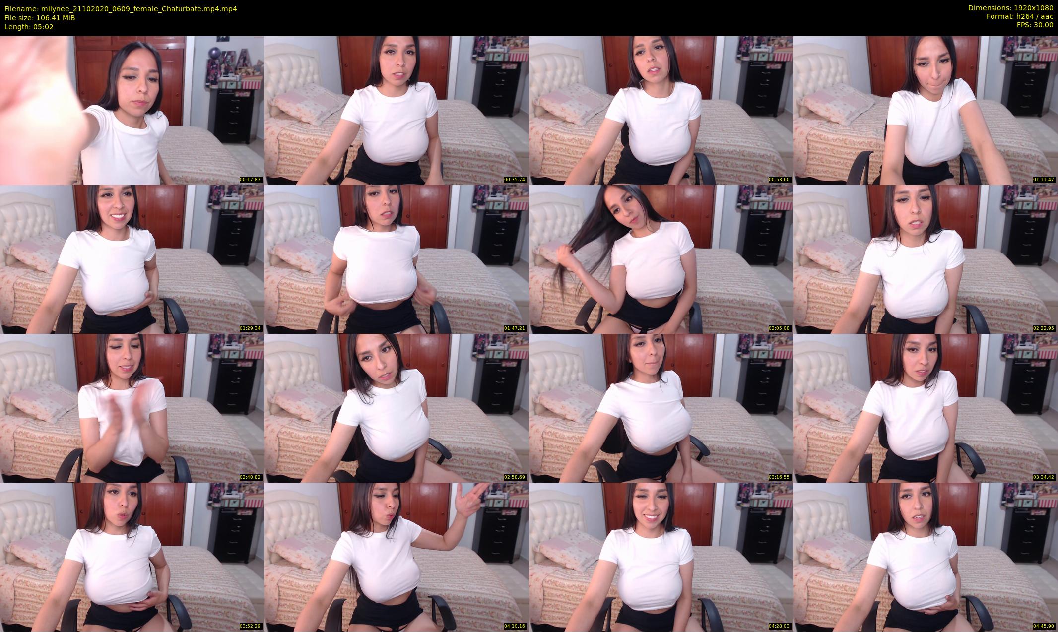 milynee — 6 minute Chaturbate female cam show recording, 1080p, Oct 21, 2020
