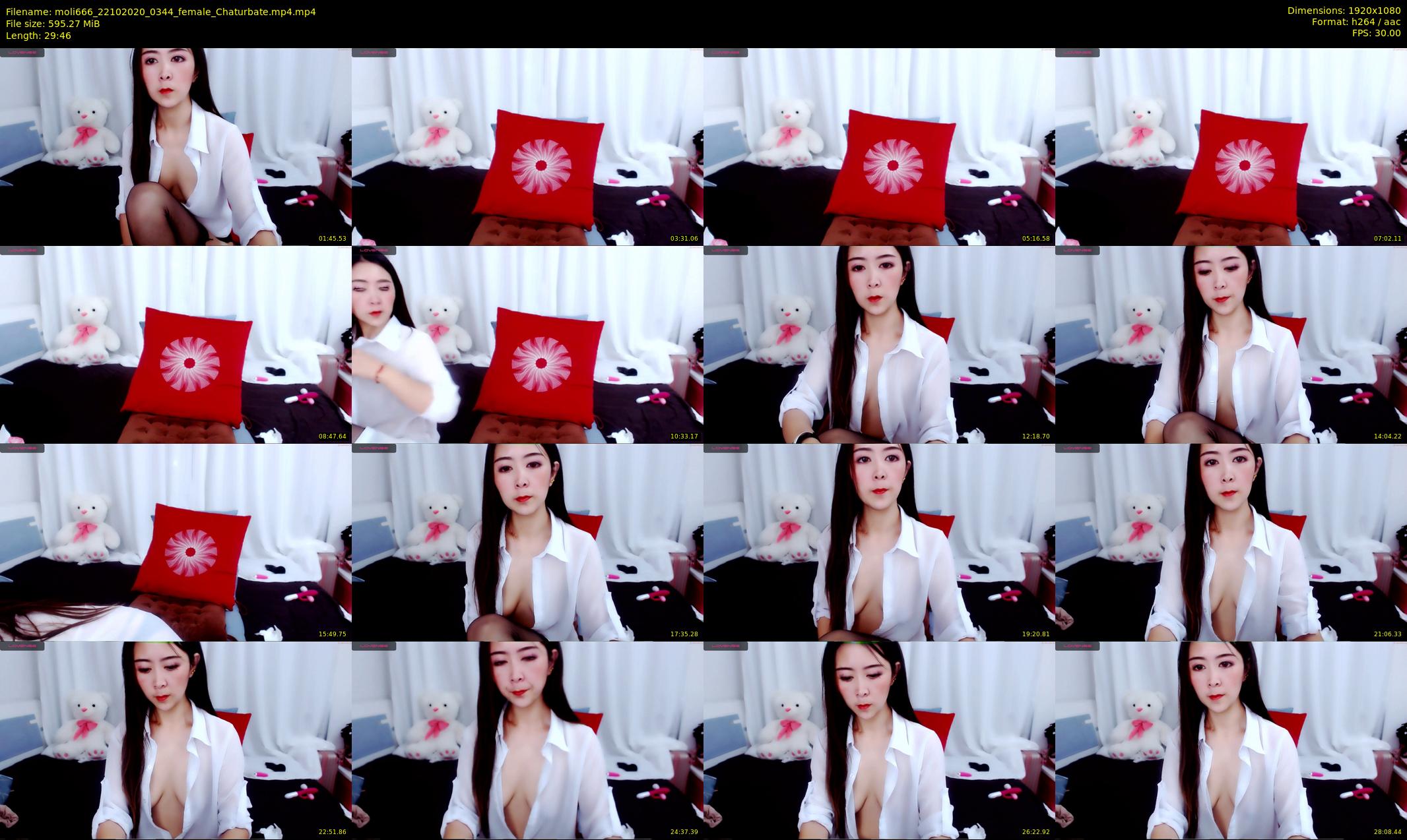 moli666 — 30 minute Chaturbate female cam show recording, 1080p, Oct 22, 2020