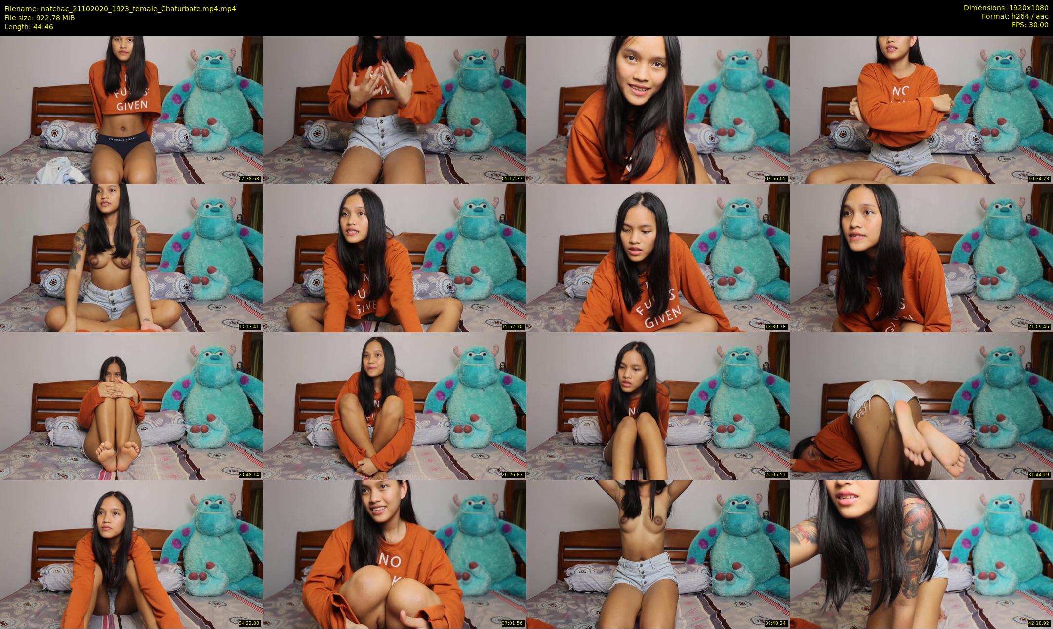 natchac — 45 minute Chaturbate female cam show recording, 1080p, Oct 21, 2020