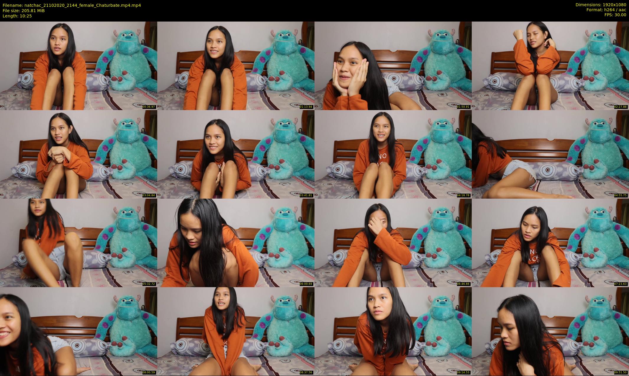 natchac — 11 minute Chaturbate female cam show recording, 1080p, Oct 21, 2020