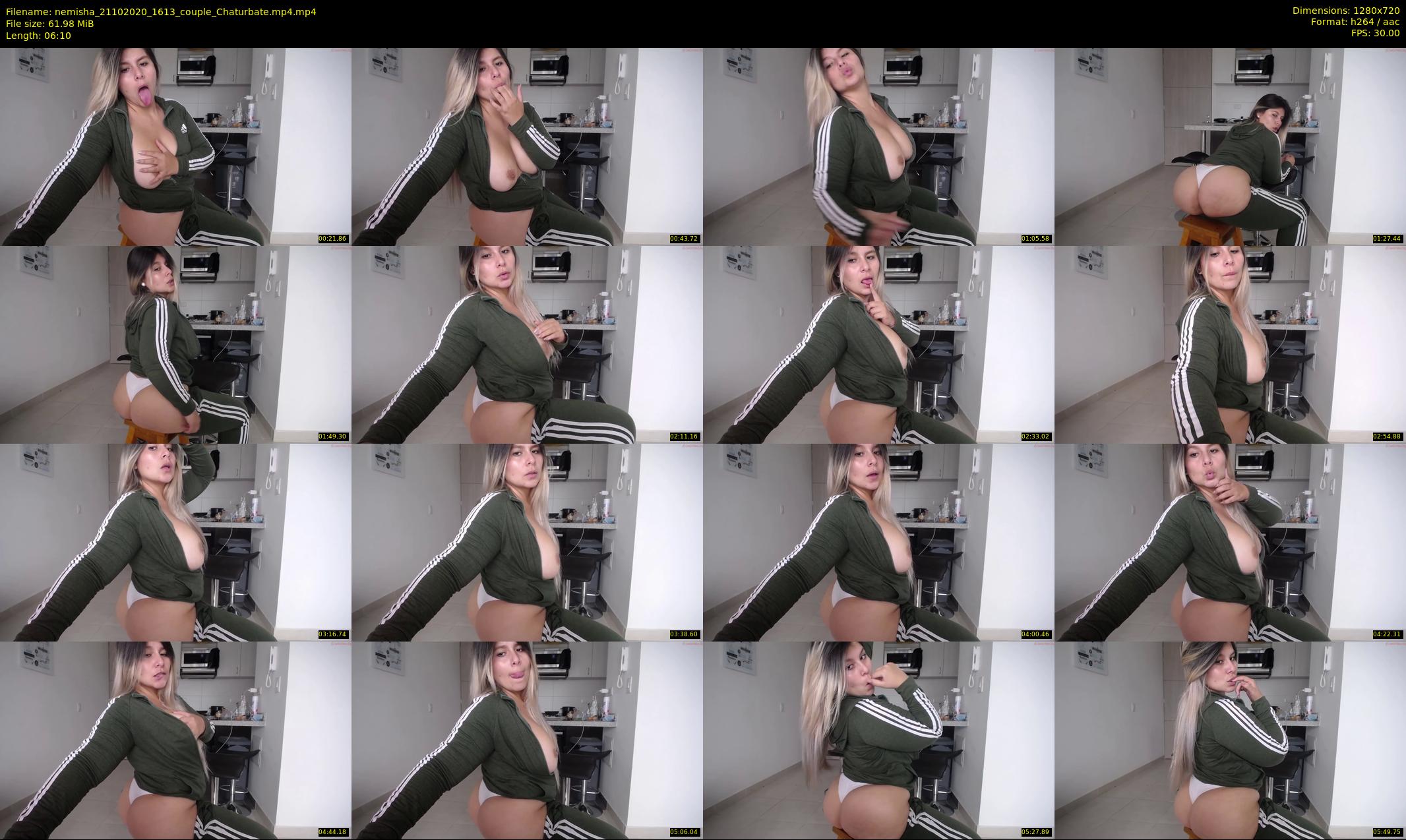 nemisha — 7 minute Chaturbate female cam show recording, 720p, Oct 21, 2020