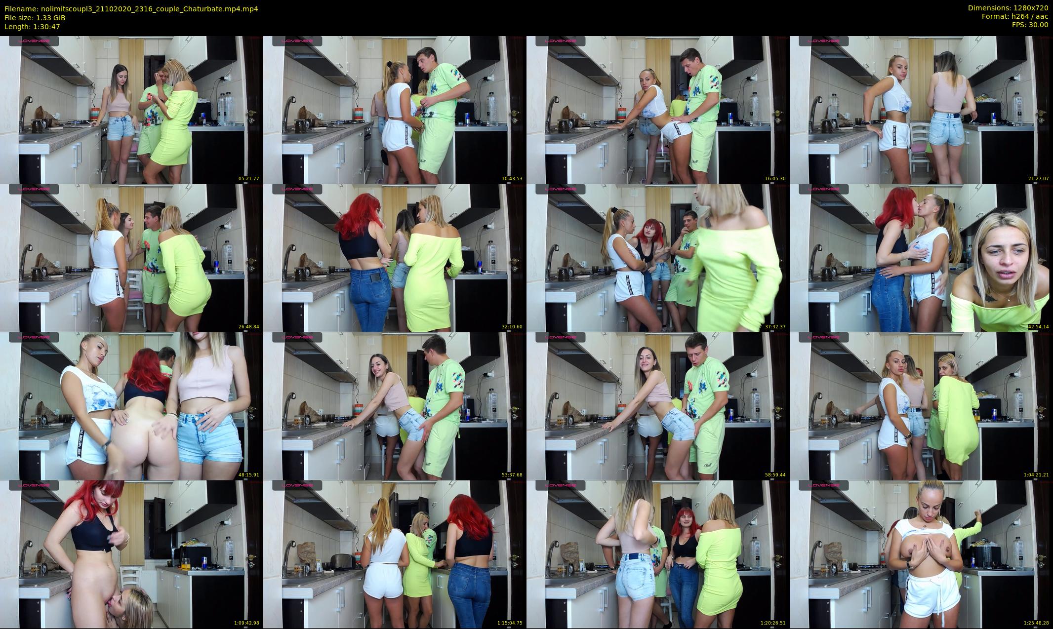 nolimitscoupl3 — 91 minute Chaturbate couple cam show recording, 720p, Oct 21, 2020
