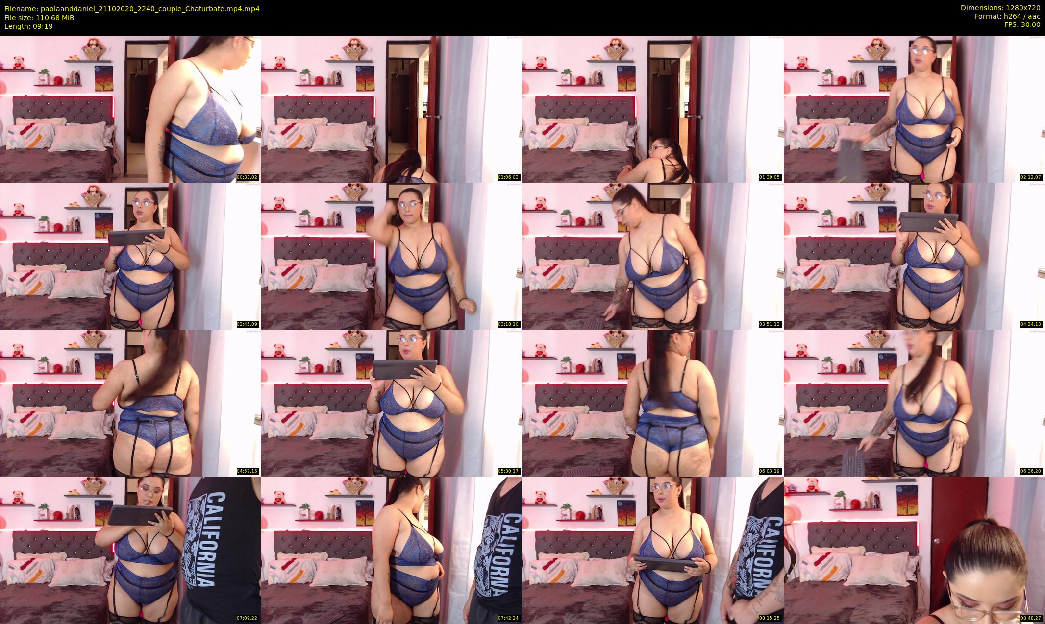 paolaanddaniel — 10 minute Chaturbate couple cam show recording, 720p, Oct 21, 2020