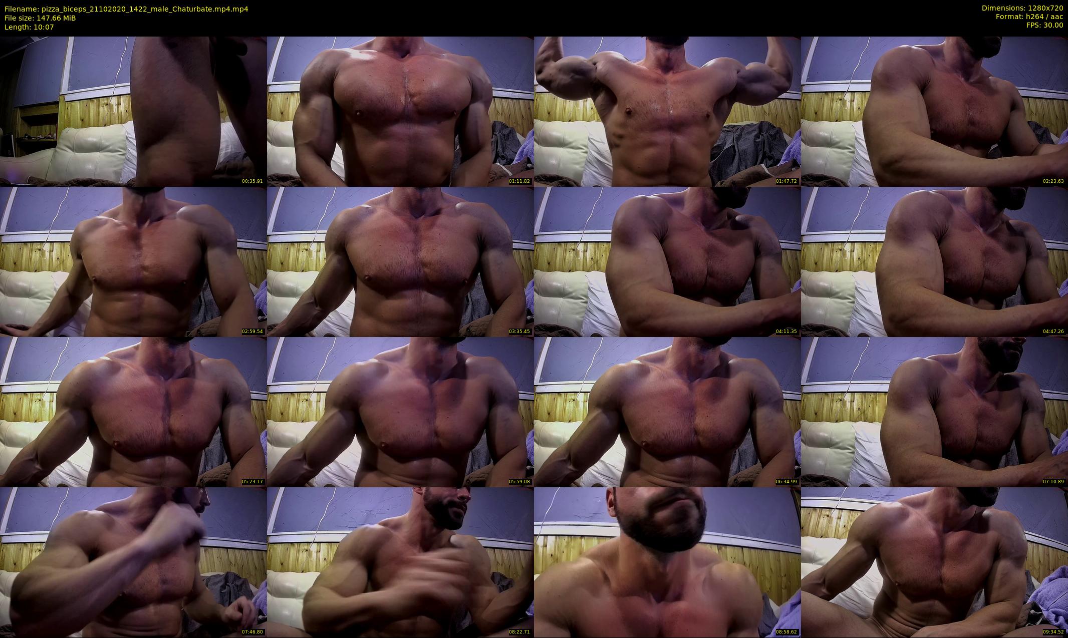 pizza_biceps — 11 minute Chaturbate male cam show recording, 720p, Oct 21, 2020