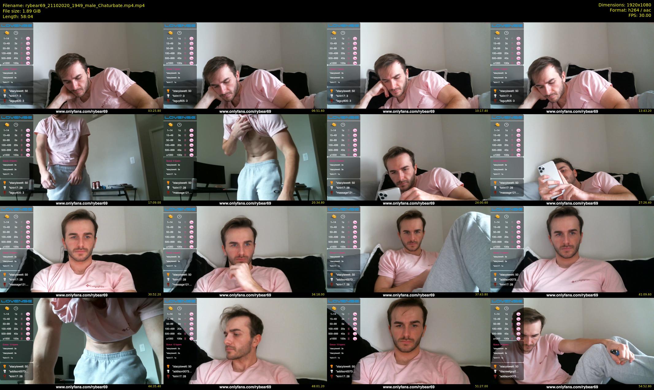 rybear69 — 59 minute Chaturbate male cam show recording, 1080p, Oct 21, 2020