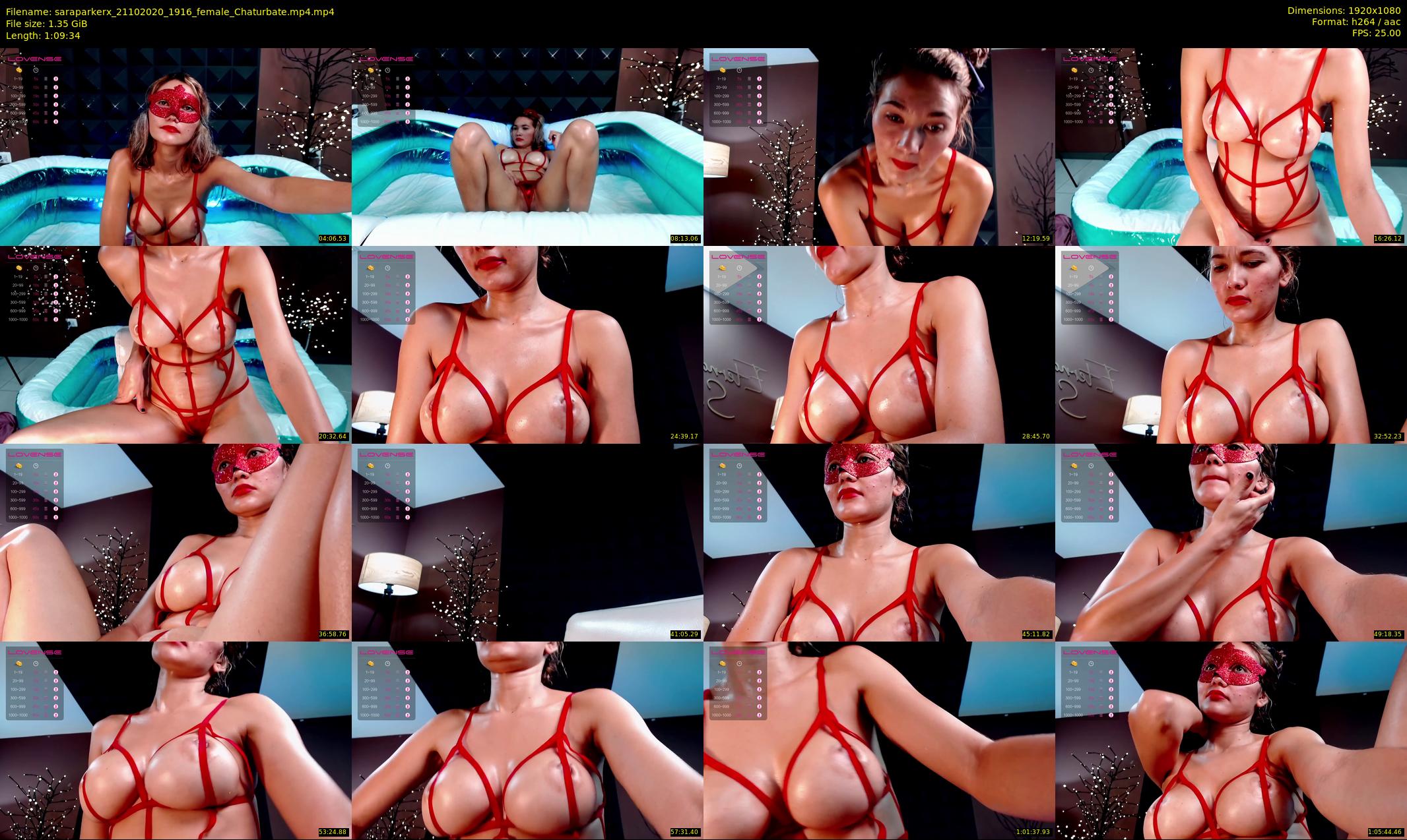 saraparkerx — 70 minute Chaturbate female cam show recording, 1080p, Oct 21, 2020