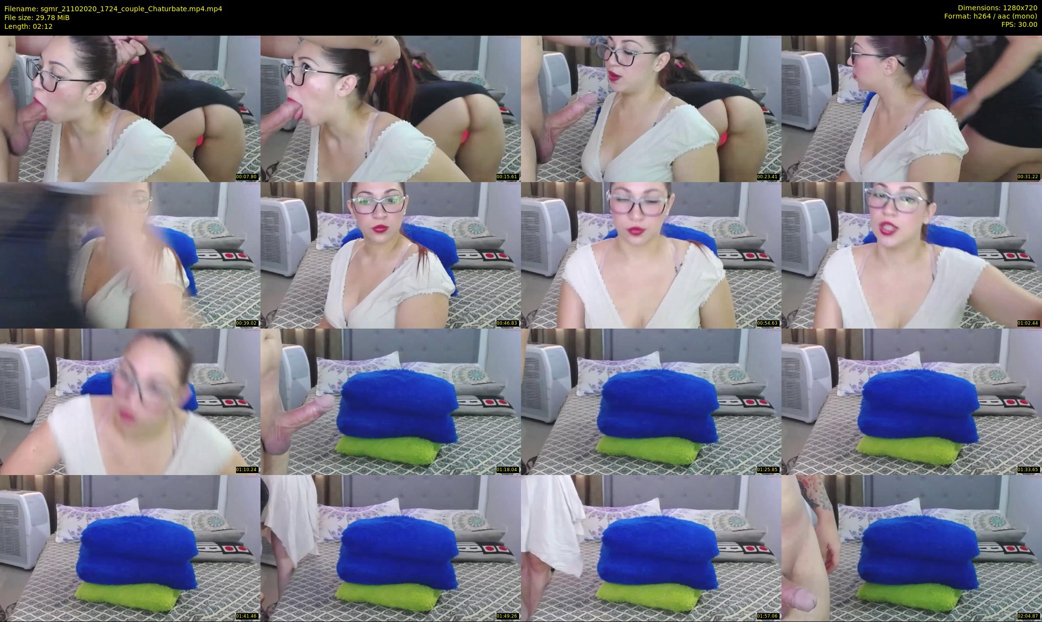 sgmr — 3 minute Chaturbate couple cam show recording, 720p, Oct 21, 2020