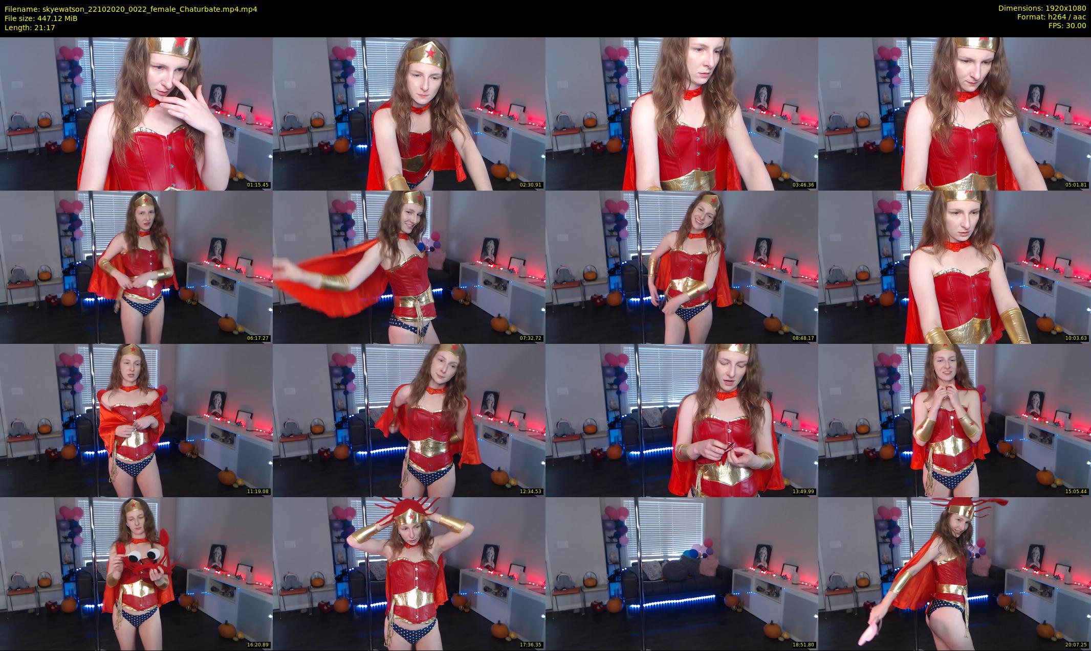 skyewatson — 22 minute Chaturbate female cam show recording, 1080p, Oct 22, 2020