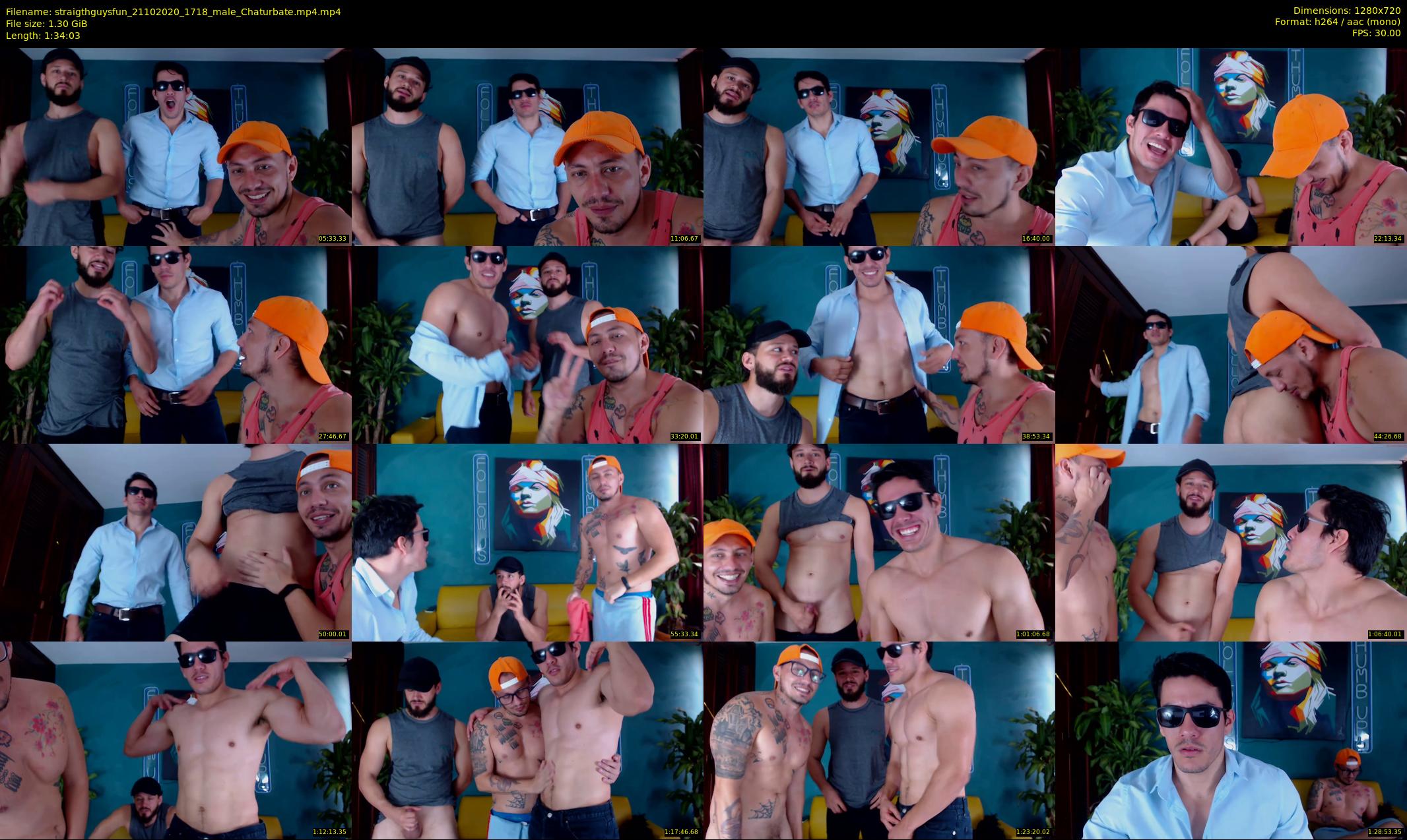 straigthguysfun — 95 minute Chaturbate male cam show recording, 720p, Oct 21, 2020
