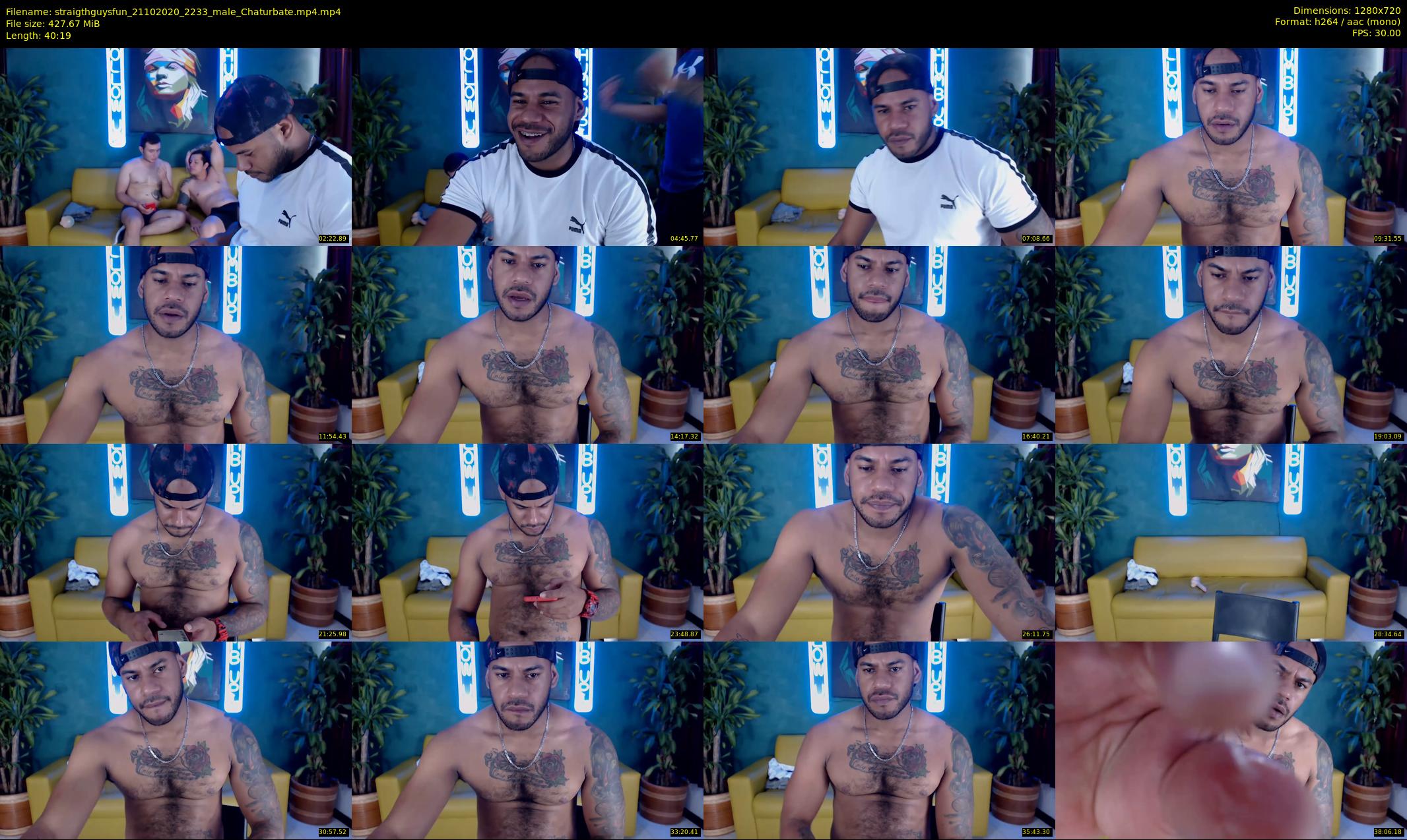 straigthguysfun — 41 minute Chaturbate male cam show recording, 720p, Oct 21, 2020