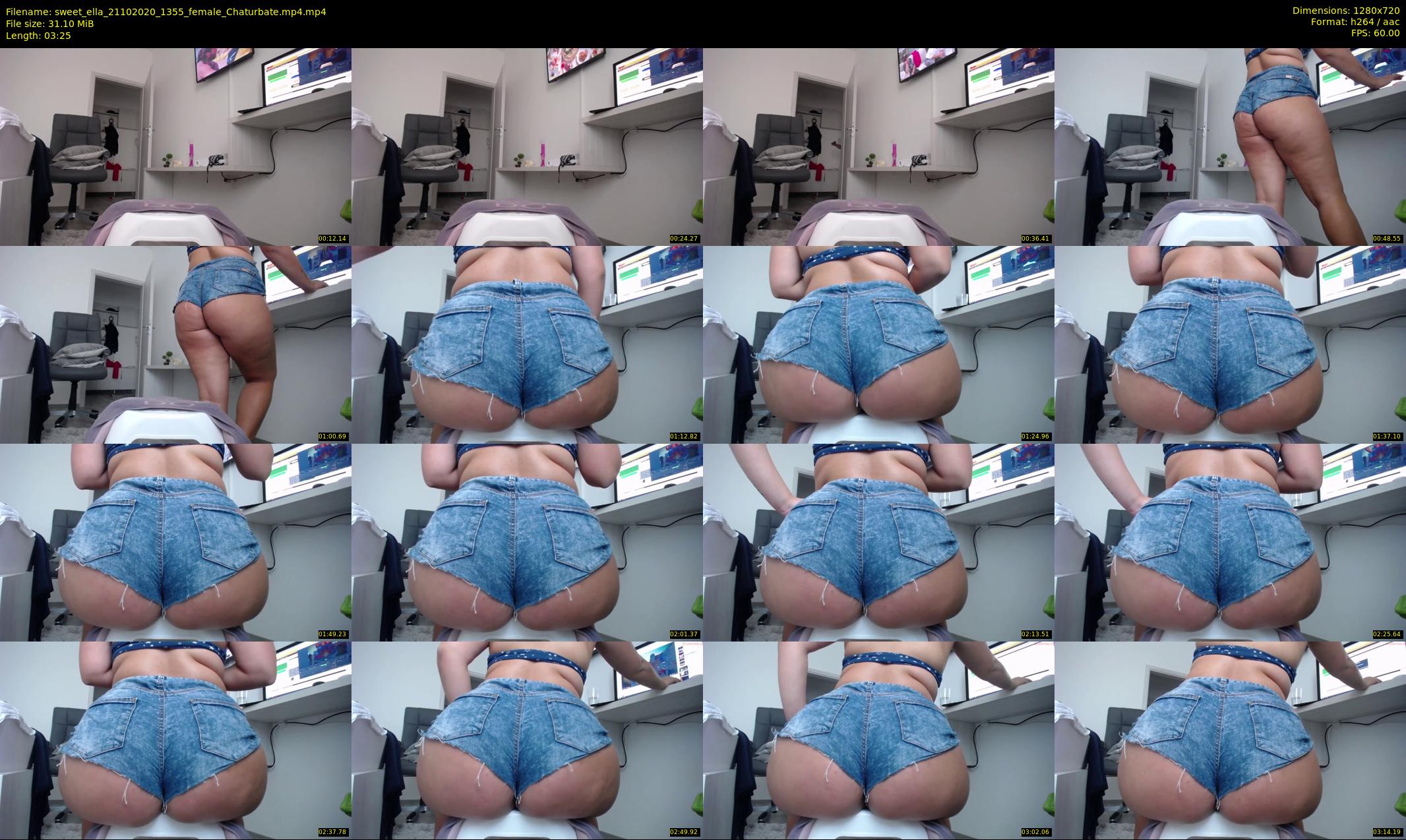 sweet_ella — 4 minute Chaturbate female cam show recording, 720p, Oct 21, 2020