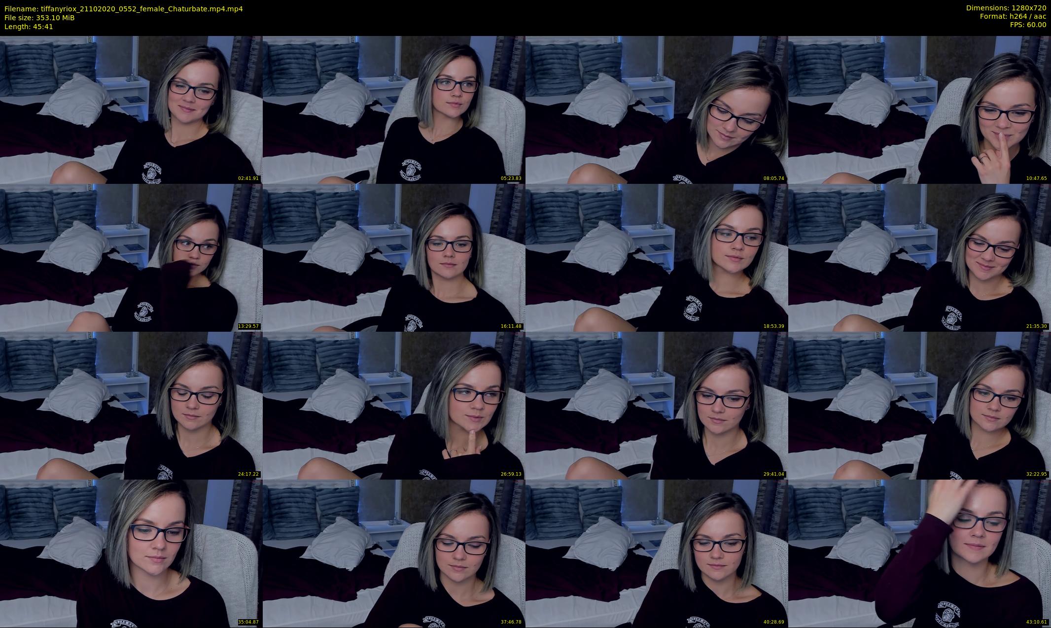 tiffanyriox — 46 minute Chaturbate female cam show recording, 720p, Oct 21, 2020
