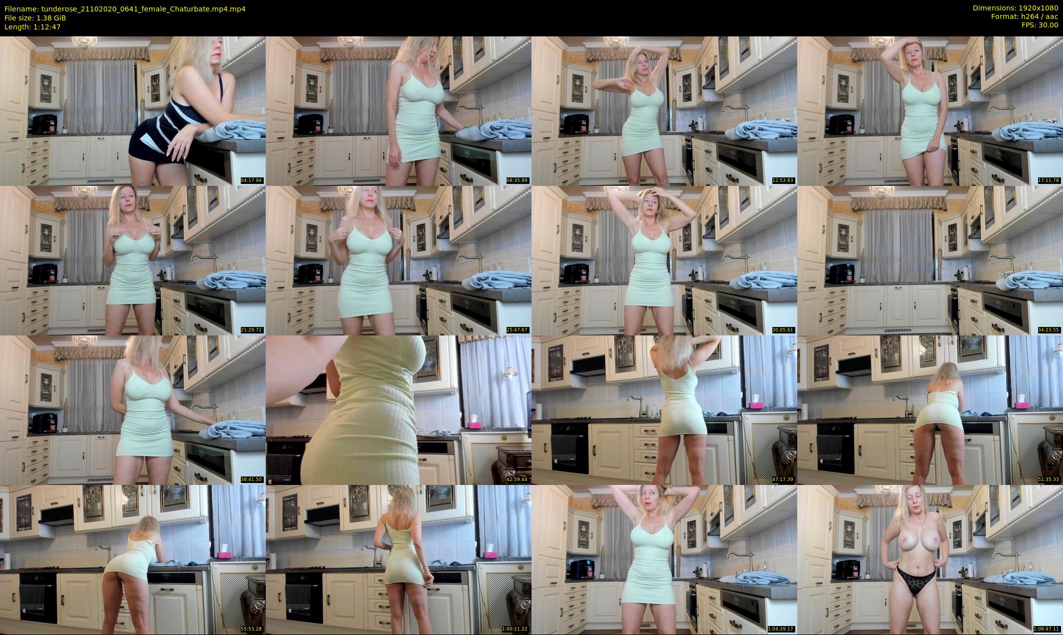 tunderose — 73 minute Chaturbate female cam show recording, 1080p, Oct 21, 2020