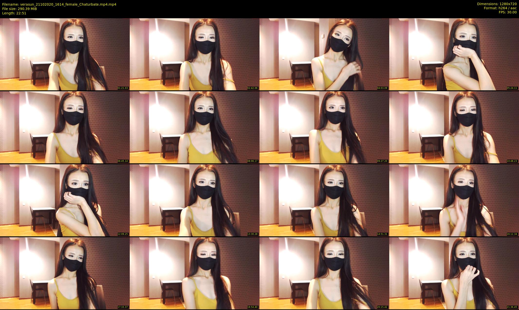 verasun — 23 minute Chaturbate female cam show recording, 720p, Oct 21, 2020