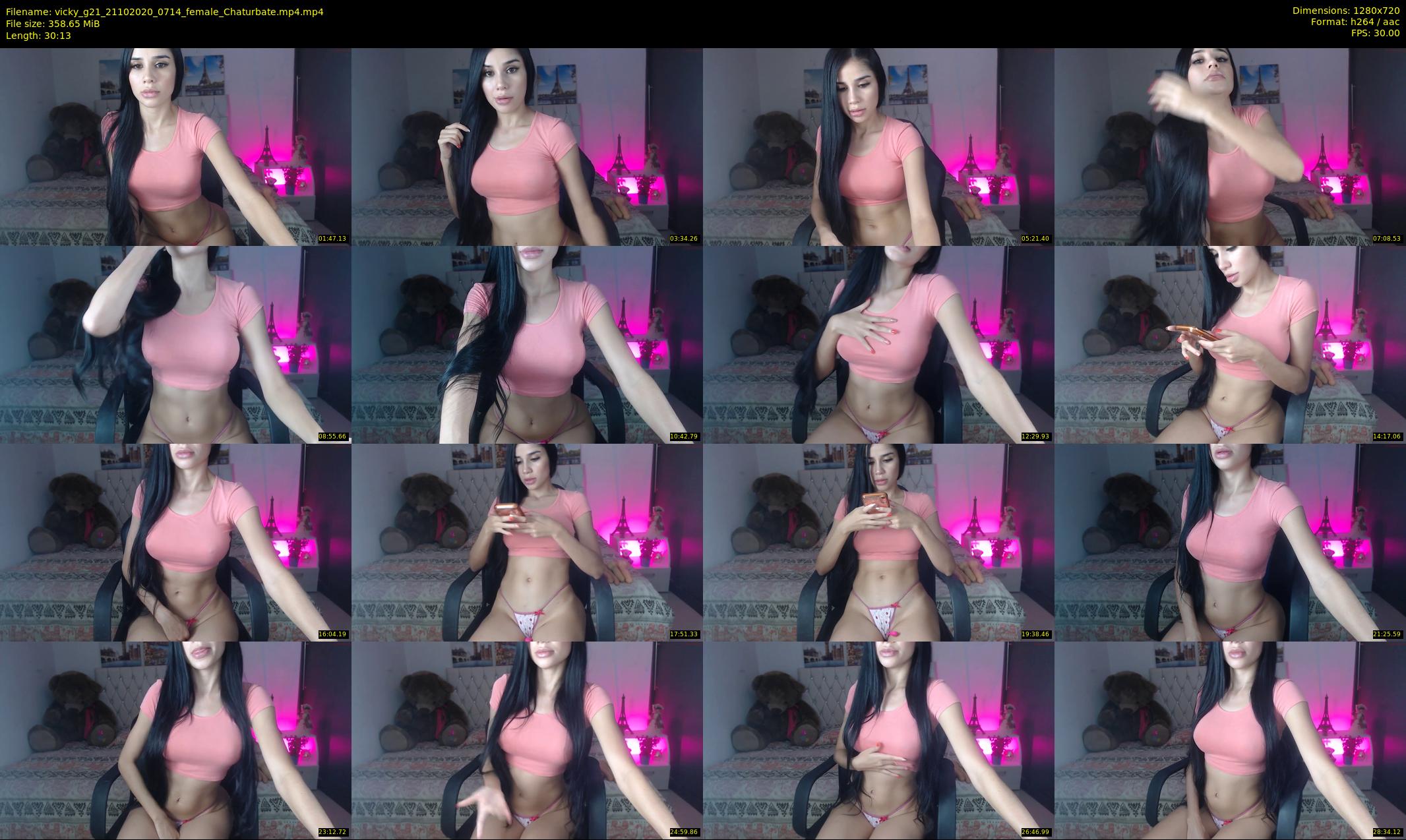 vicky_g21 — 31 minute Chaturbate female cam show recording, 720p, Oct 21, 2020