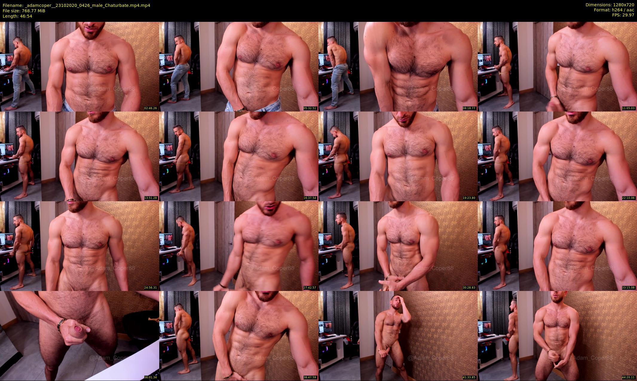 _adamcoper_ — 47 minute Chaturbate male cam show recording, 720p, Oct 23, 2020