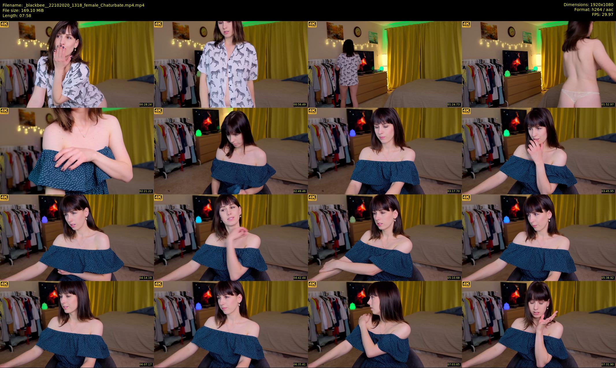 _blackbee_ — 8 minute Chaturbate female cam show recording, 1080p, Oct 22, 2020