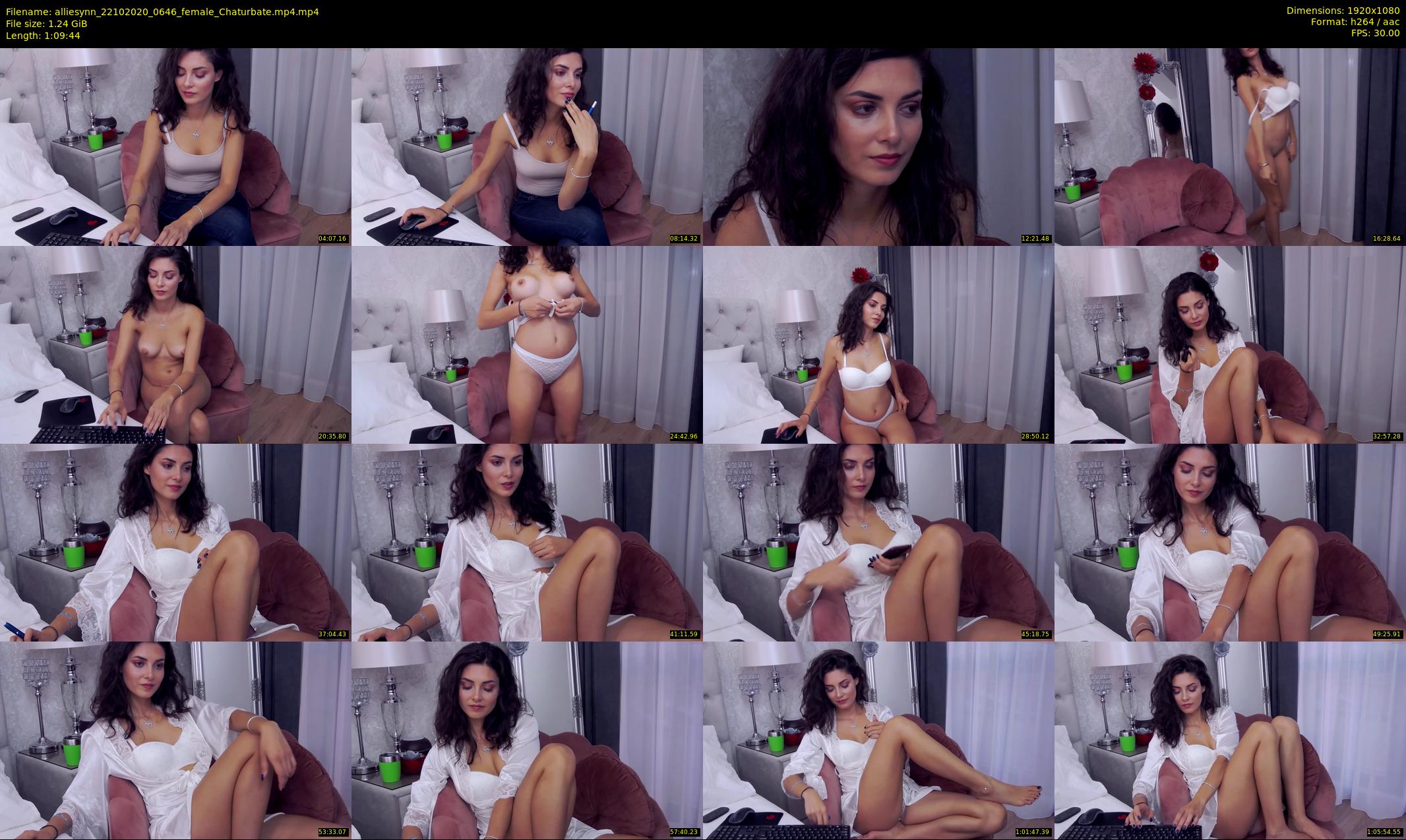 alliesynn — 70 minute Chaturbate female cam show recording, 1080p, Oct 22, 2020