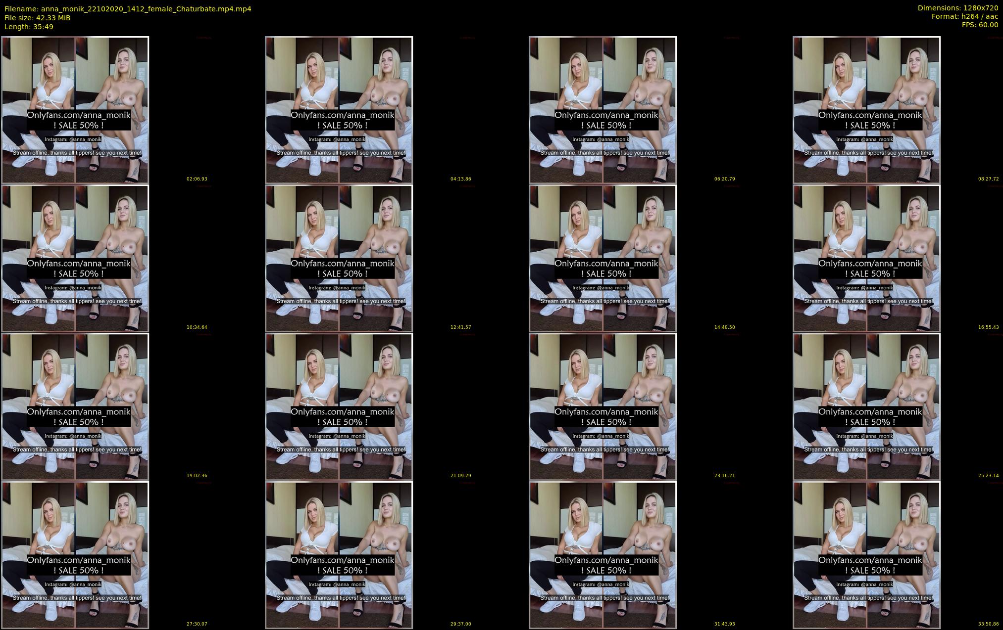 anna_monik — 36 minute Chaturbate couple cam show recording, 720p, Oct 22, 2020