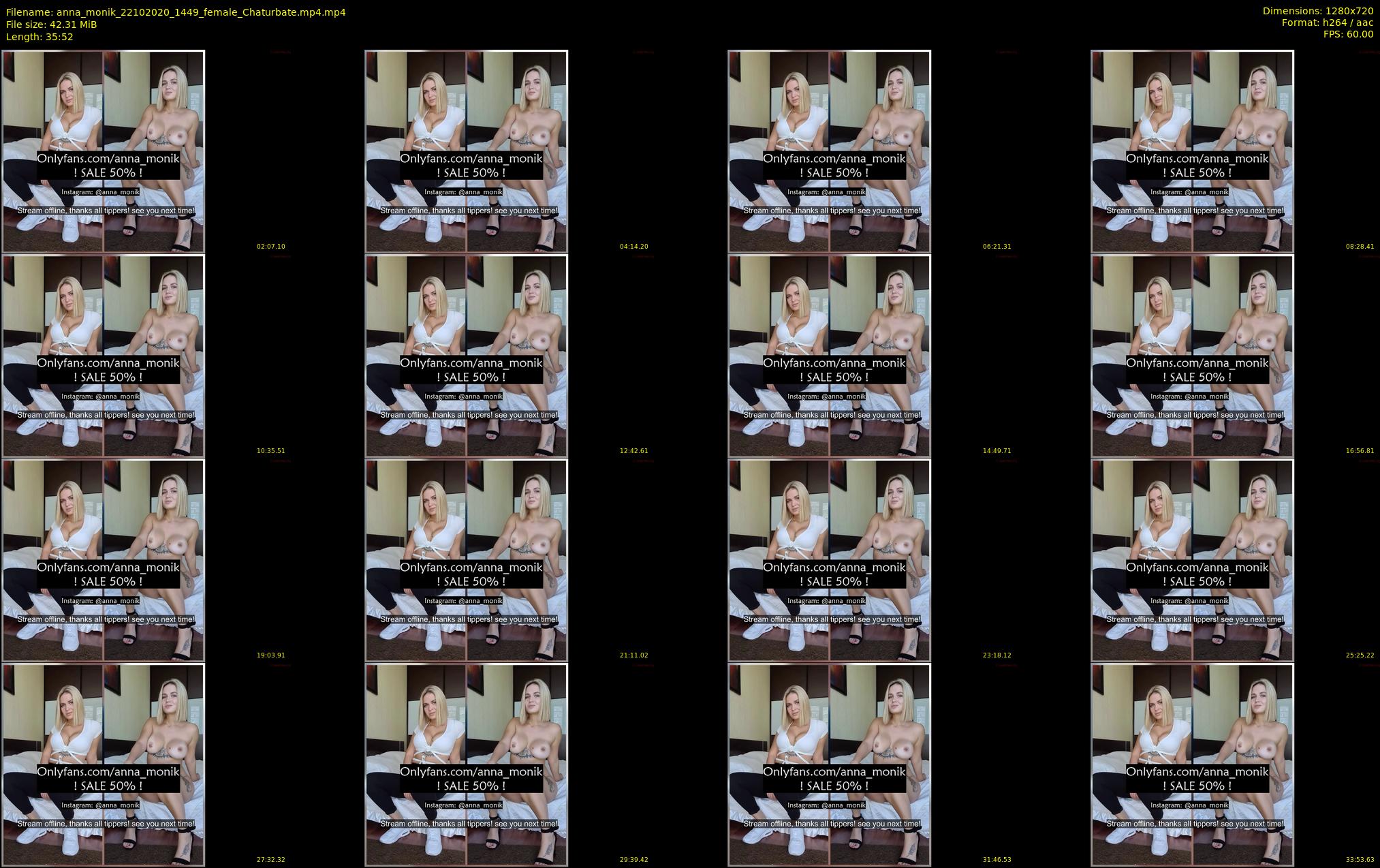 anna_monik — 36 minute Chaturbate couple cam show recording, 720p, Oct 22, 2020
