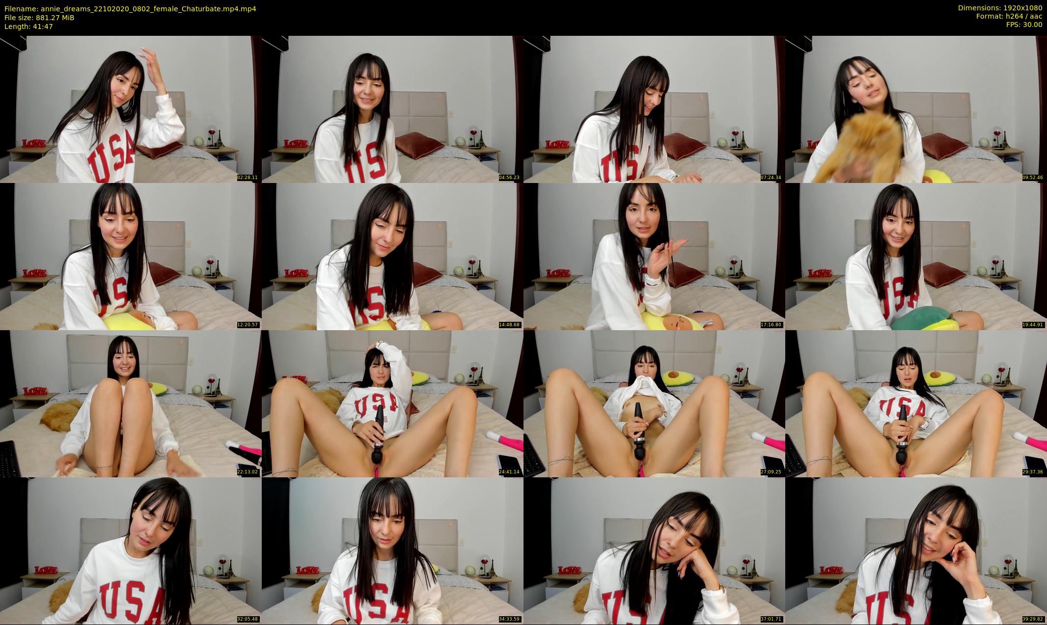 annie_dreams — 42 minute Chaturbate female cam show recording, 1080p, Oct 22, 2020