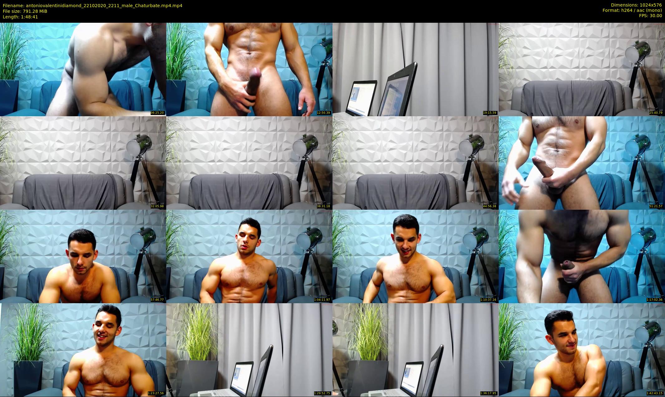antoniovalentinidiamond — 109 minute Chaturbate male cam show recording, 480p, Oct 22, 2020