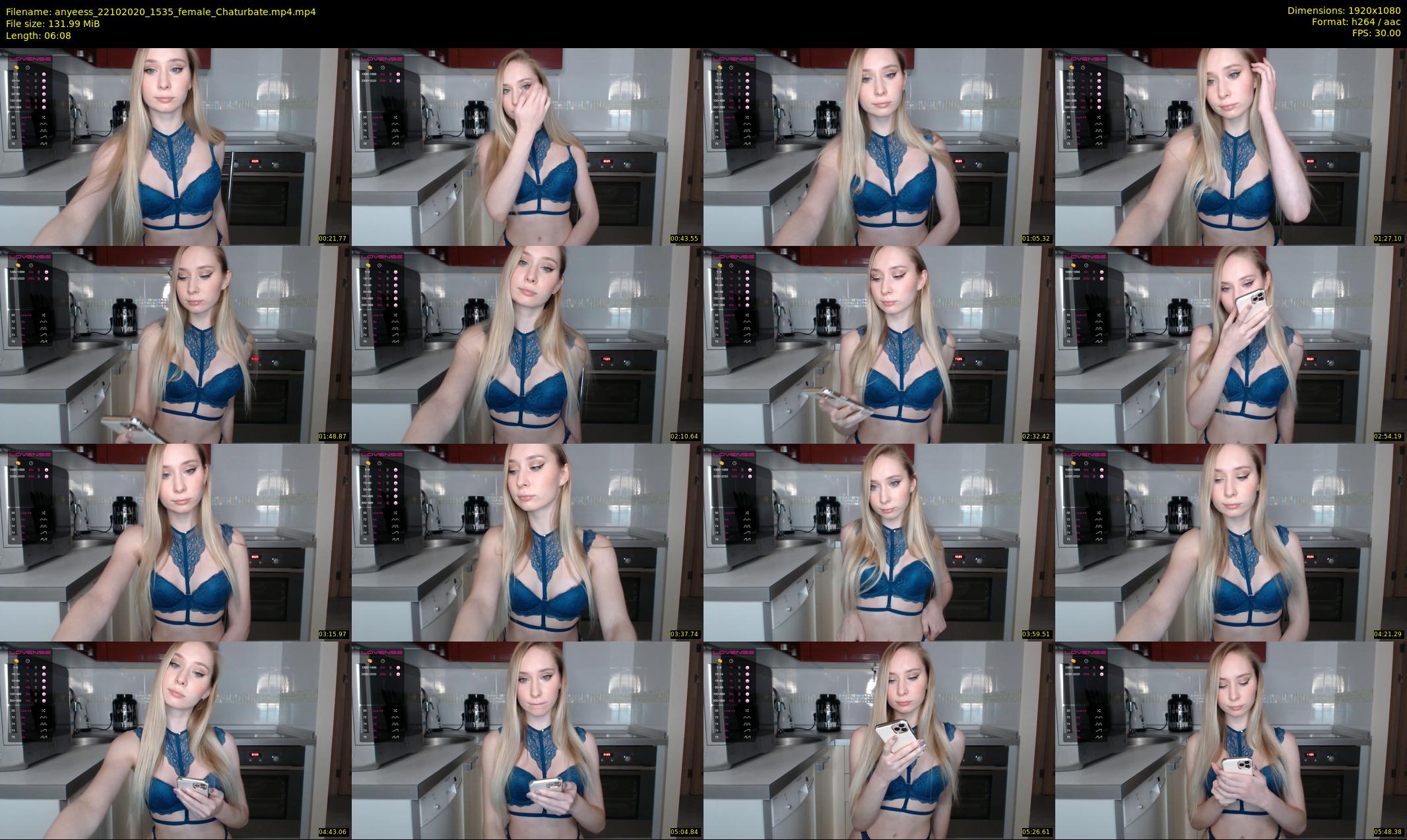 anyeess — 7 minute Chaturbate female cam show recording, 1080p, Oct 22, 2020