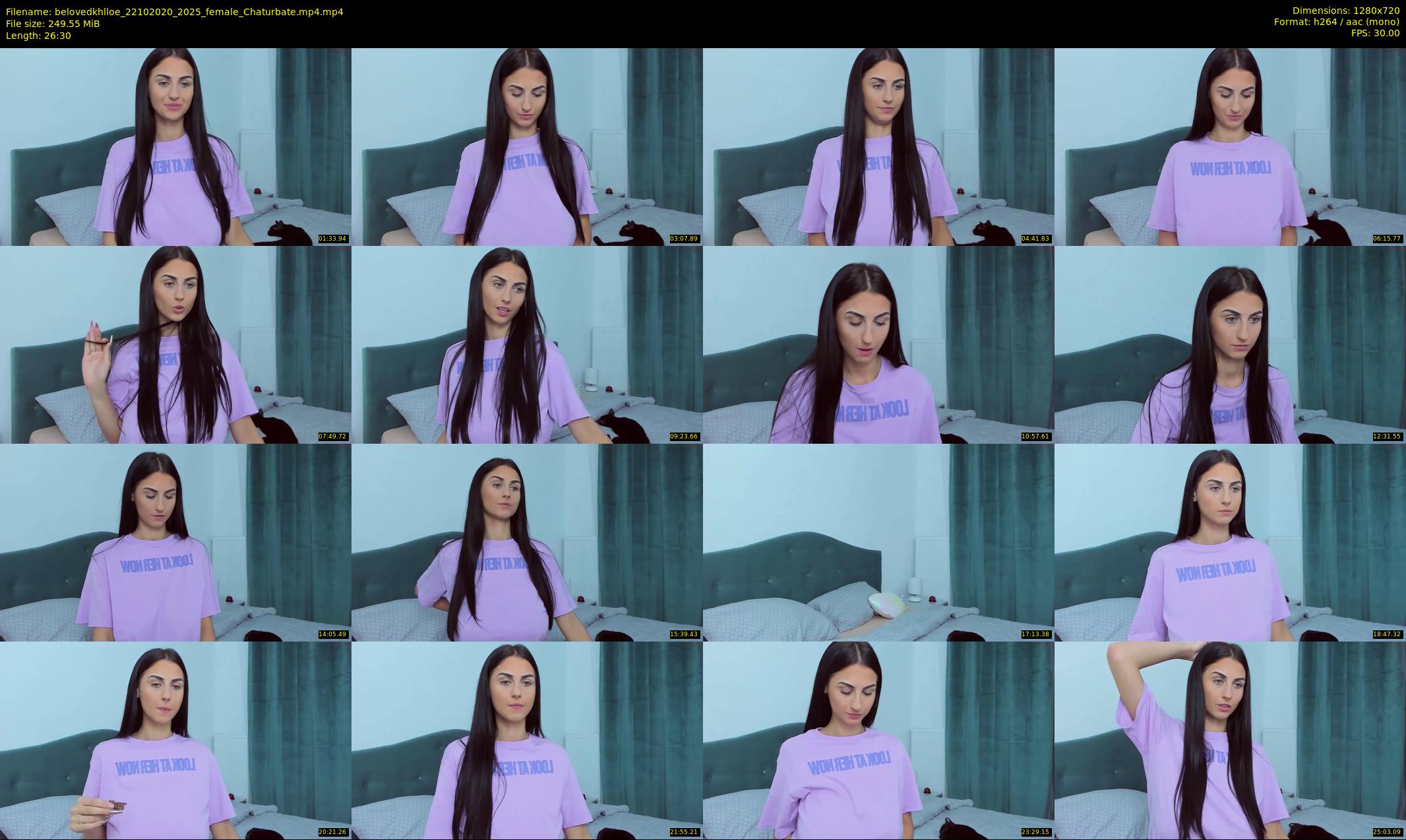 belovedkhlloe — 27 minute Chaturbate female cam show recording, 720p, Oct 22, 2020