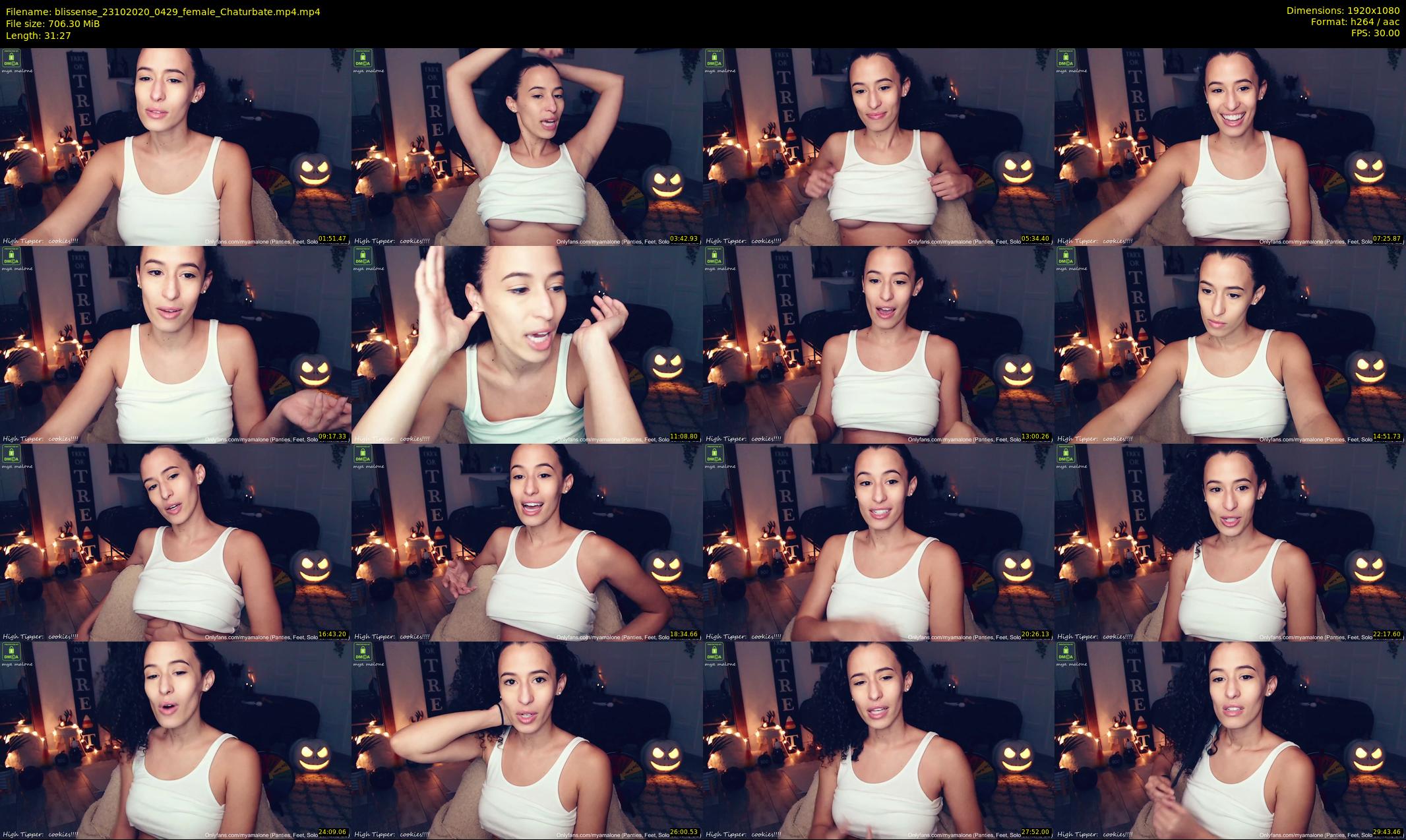 blissense — 32 minute Chaturbate female cam show recording, 1080p, Oct 23, 2020