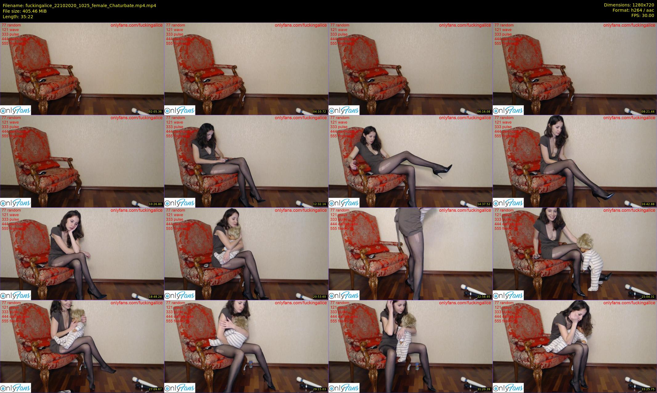 fuckingalice — 36 minute Chaturbate female cam show recording, 720p, Oct 22, 2020