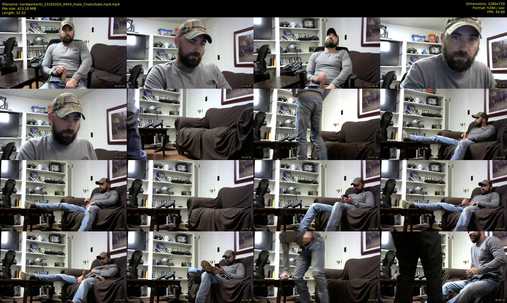 hardworkertn — 33 minute Chaturbate male cam show recording, 720p, Oct 23, 2020