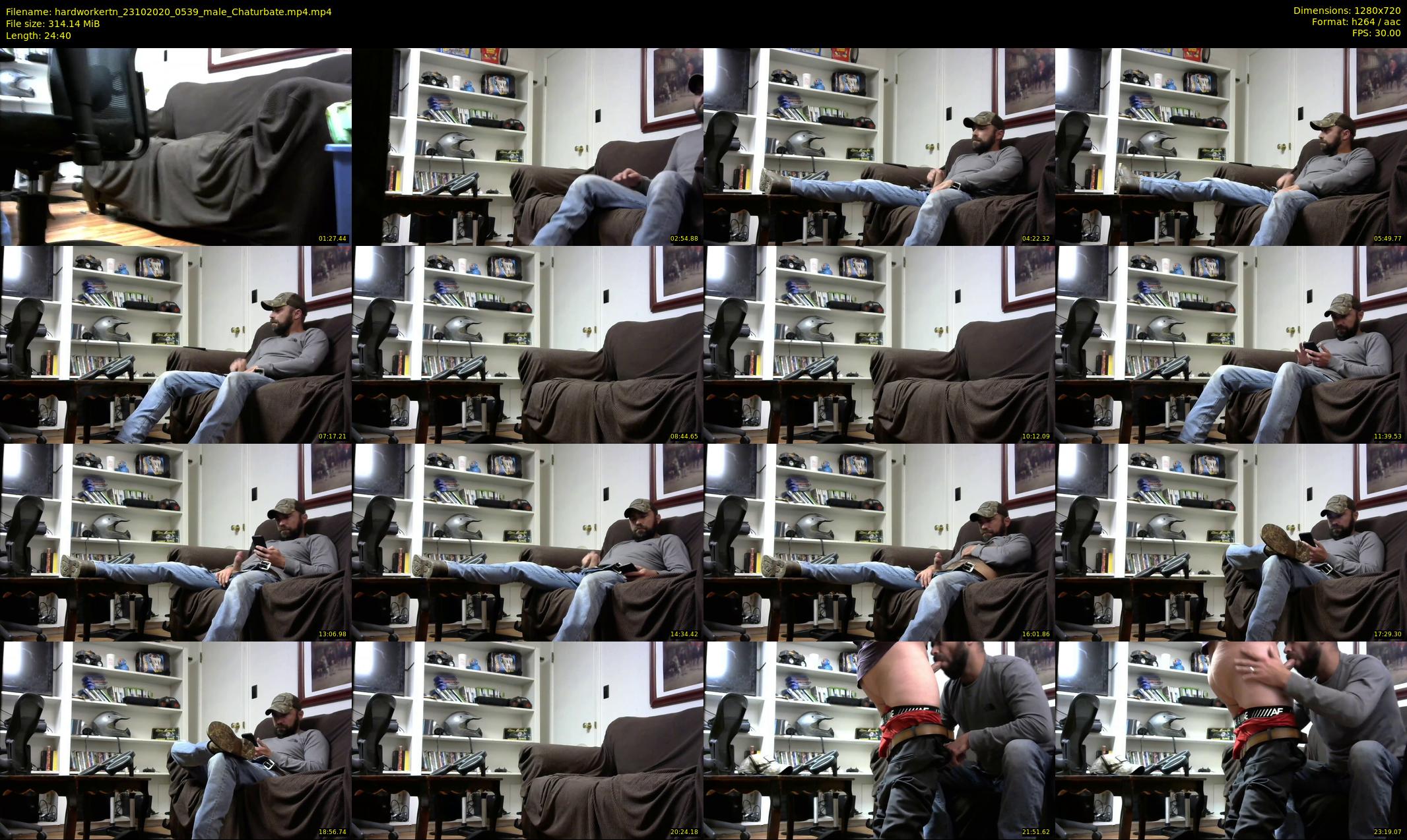 hardworkertn — 25 minute Chaturbate male cam show recording, 720p, Oct 23, 2020