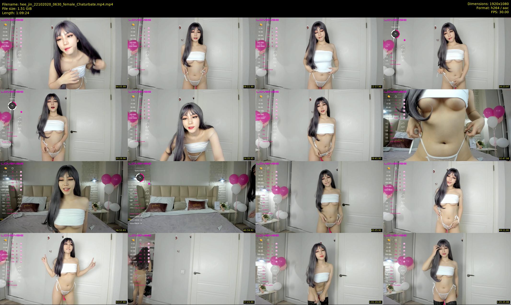 hee_jin — 70 minute Chaturbate female cam show recording, 1080p, Oct 22, 2020