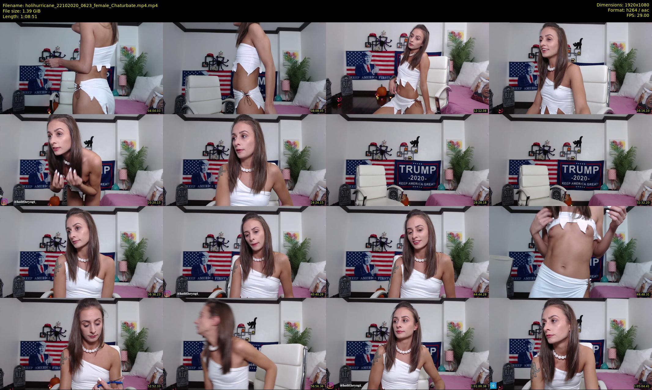 holihurricane — 69 minute Chaturbate female cam show recording, 1080p, Oct 22, 2020