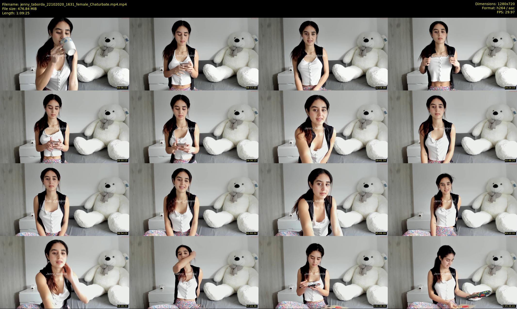 jenny_taborda — 70 minute Chaturbate female cam show recording, 720p, Oct 22, 2020