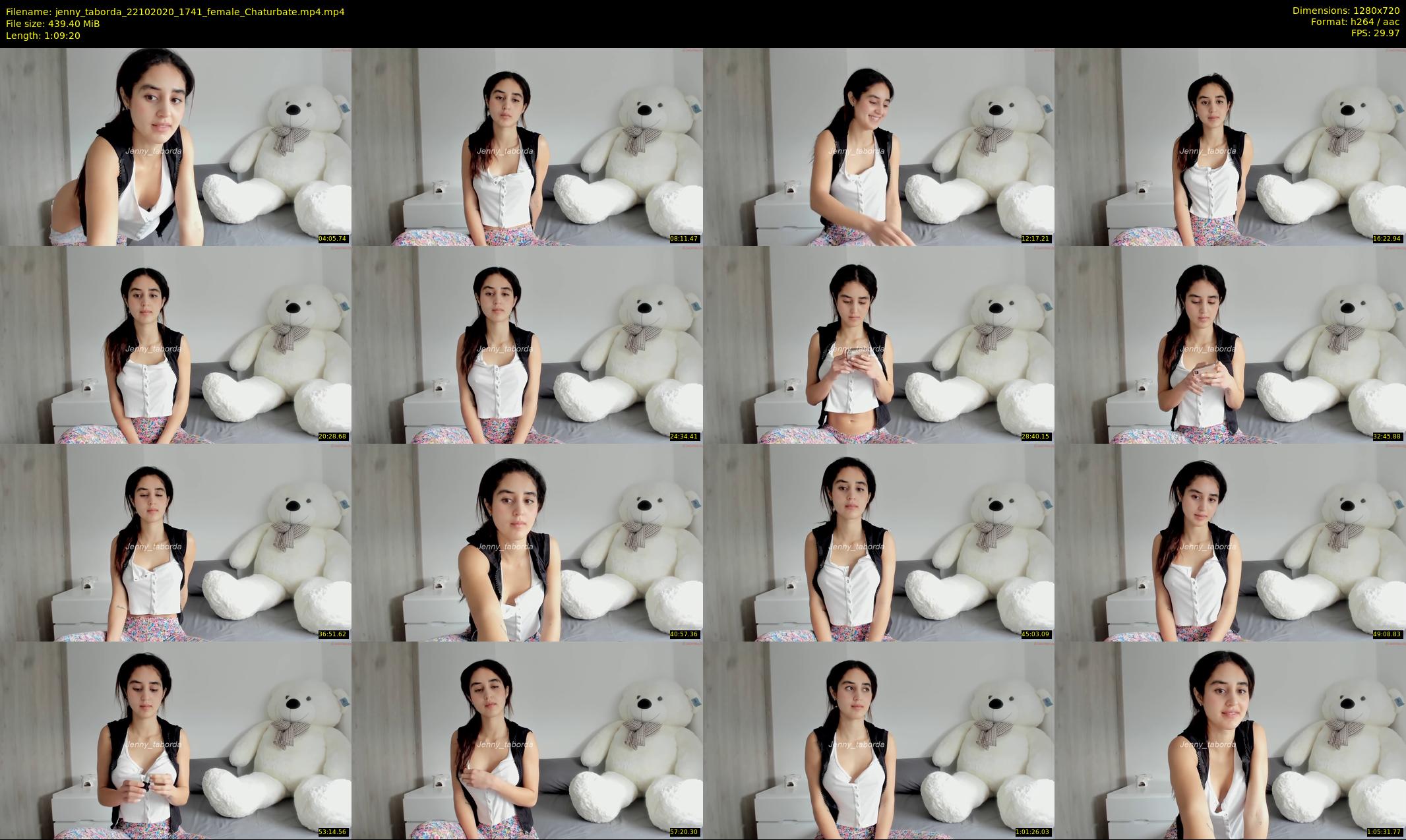 jenny_taborda — 70 minute Chaturbate female cam show recording, 720p, Oct 22, 2020