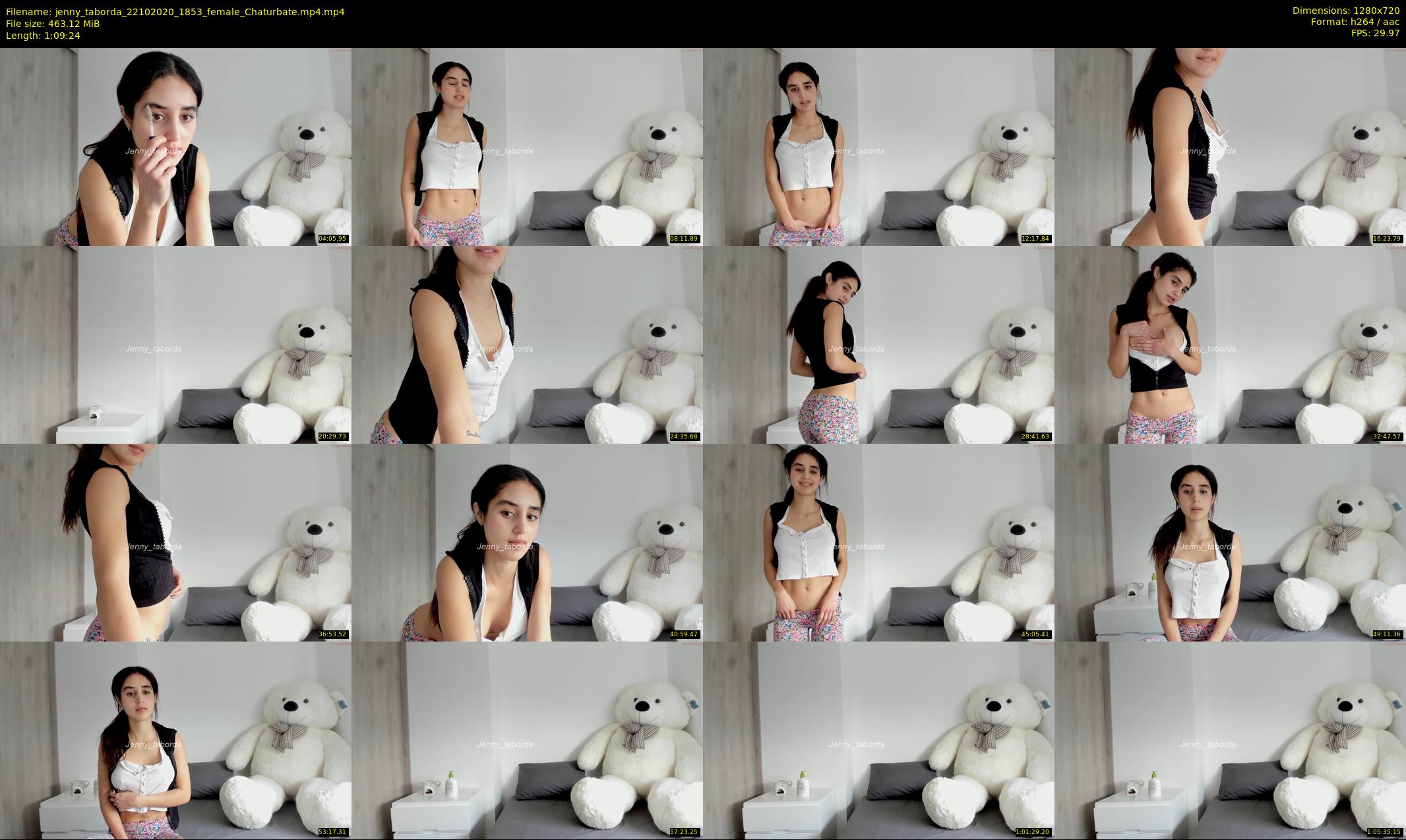 jenny_taborda — 70 minute Chaturbate female cam show recording, 720p, Oct 22, 2020