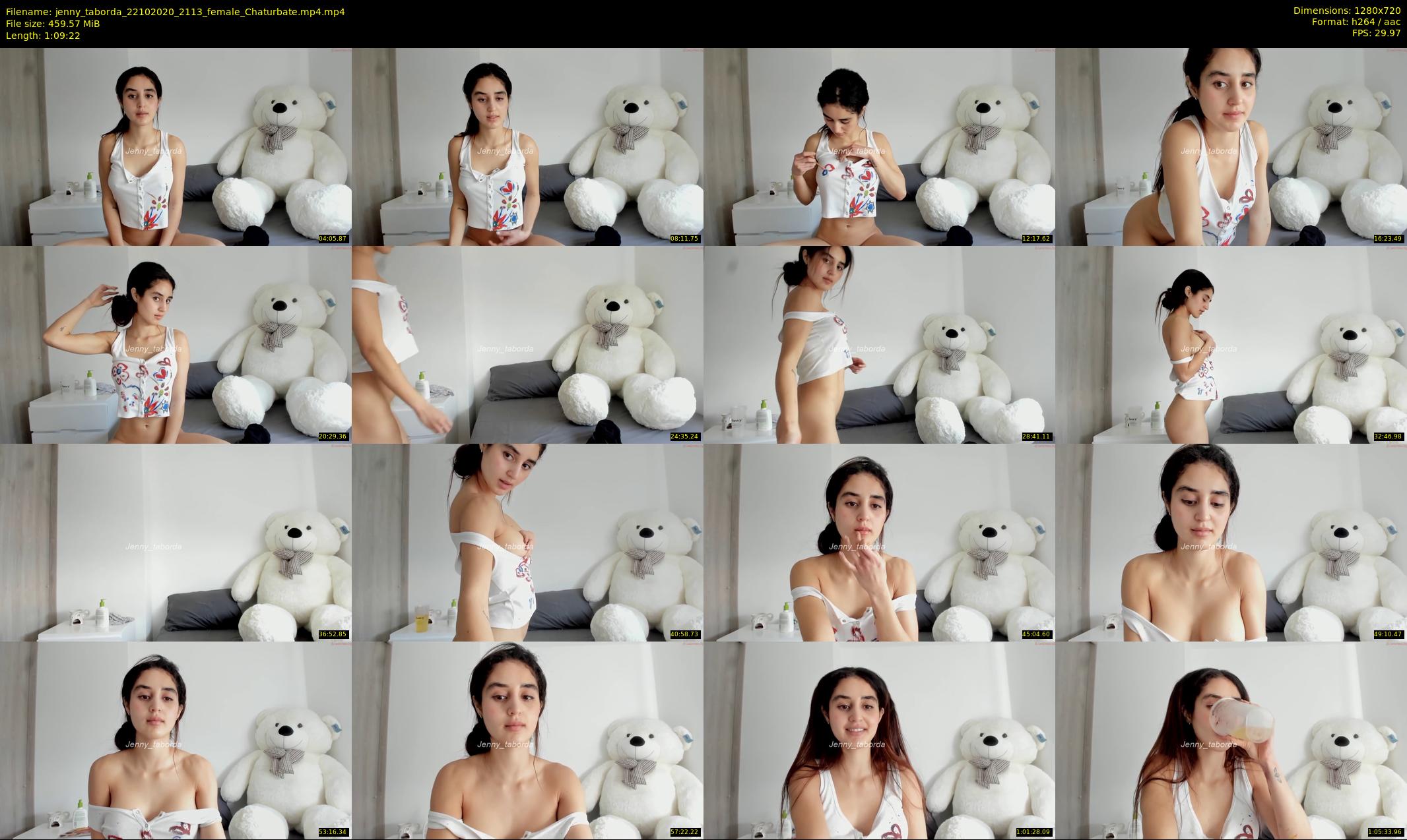 jenny_taborda — 70 minute Chaturbate female cam show recording, 720p, Oct 22, 2020