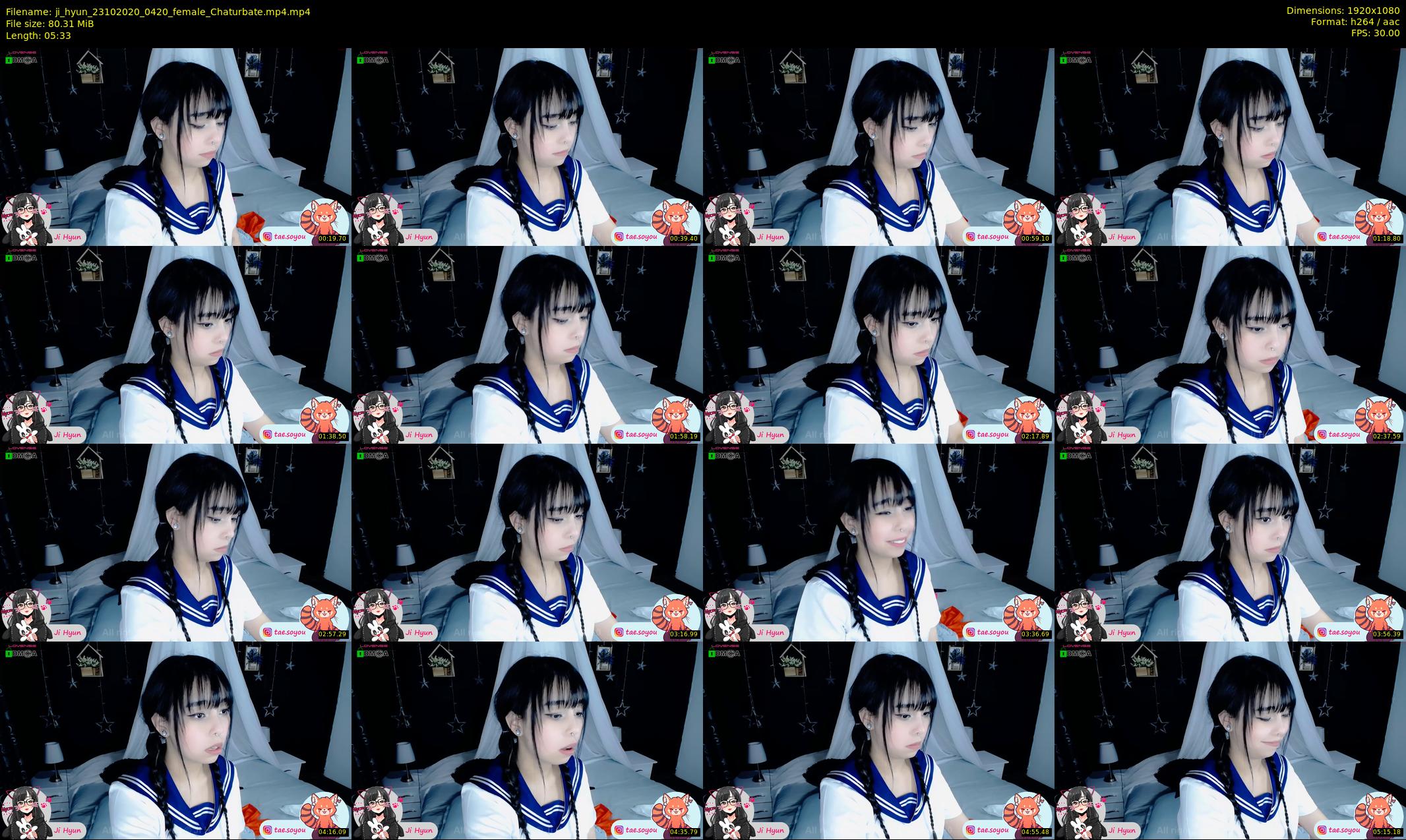 ji_hyun — 6 minute Chaturbate female cam show recording, 1080p, Oct 23, 2020