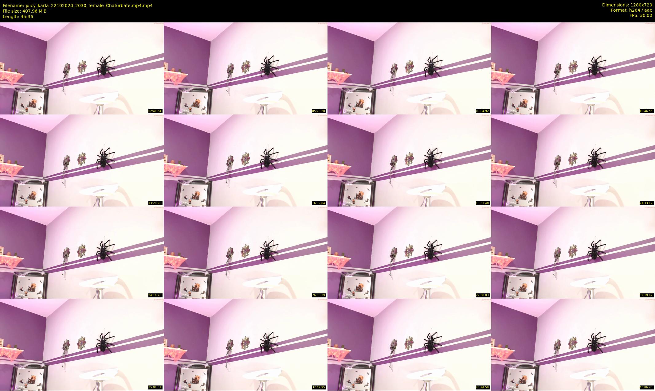 juicy_karla — 46 minute Chaturbate female cam show recording, 720p, Oct 22, 2020