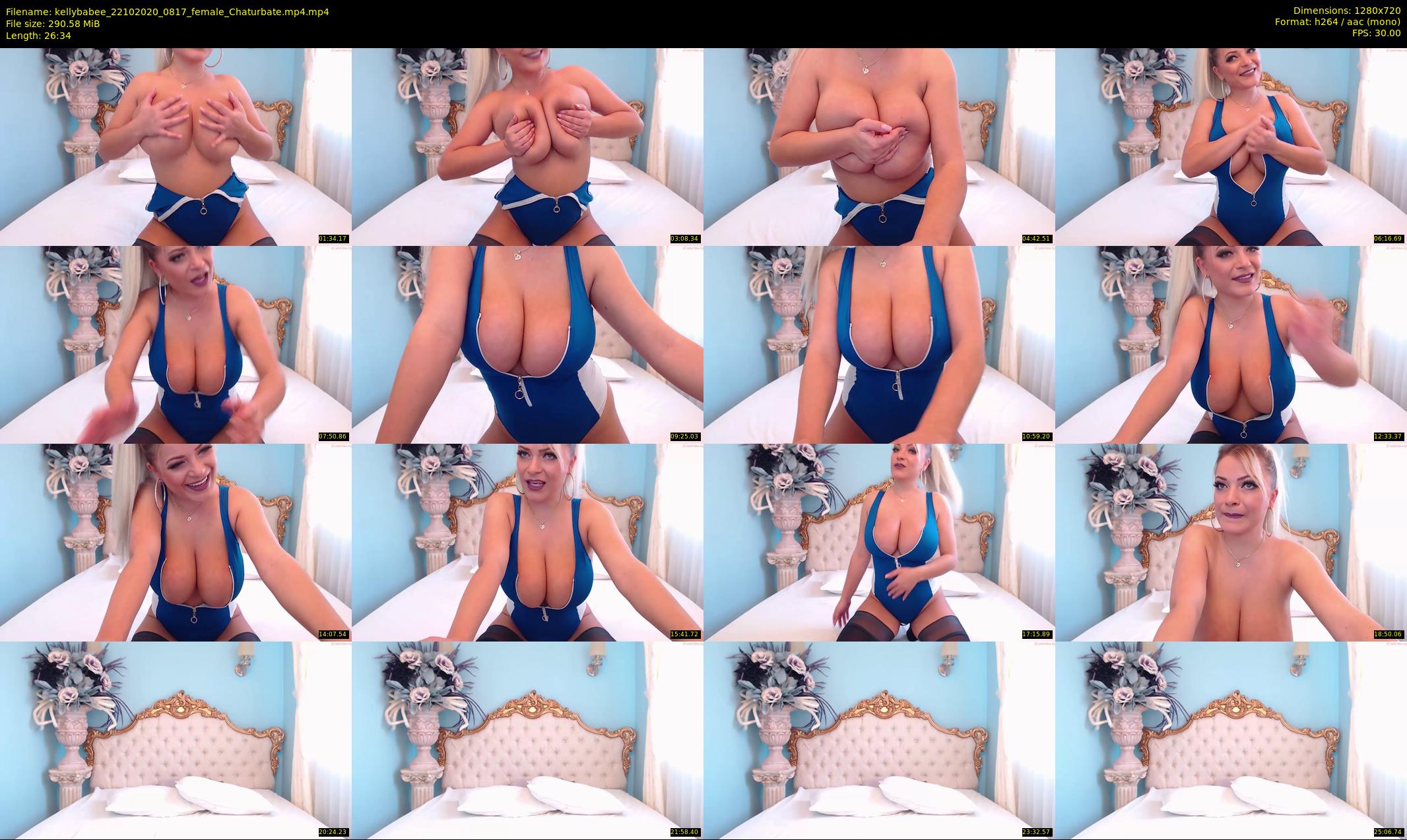 kellybabee — 27 minute Chaturbate female cam show recording, 720p, Oct 22, 2020