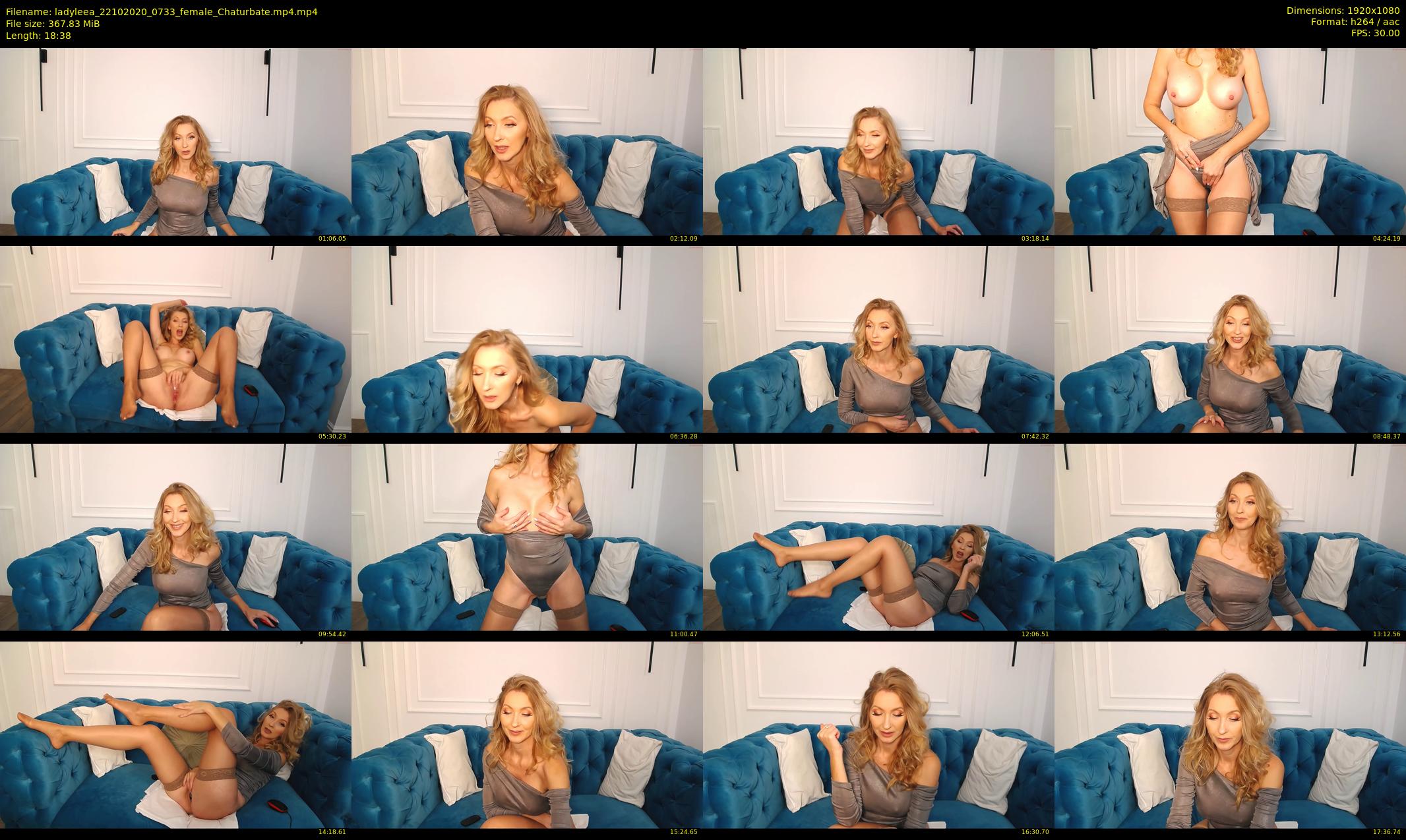 ladyleea — 19 minute Chaturbate female cam show recording, 1080p, Oct 22, 2020