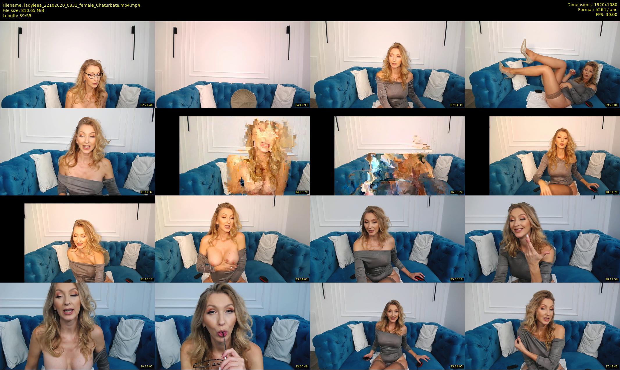 ladyleea — 40 minute Chaturbate female cam show recording, 1080p, Oct 22, 2020