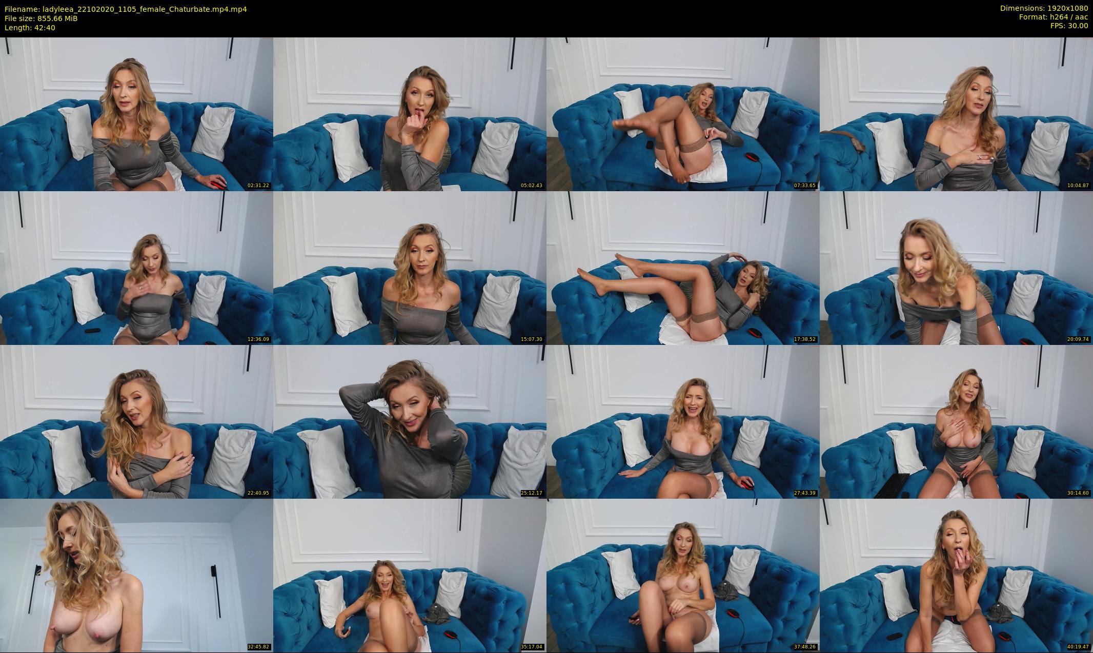 ladyleea — 43 minute Chaturbate female cam show recording, 1080p, Oct 22, 2020