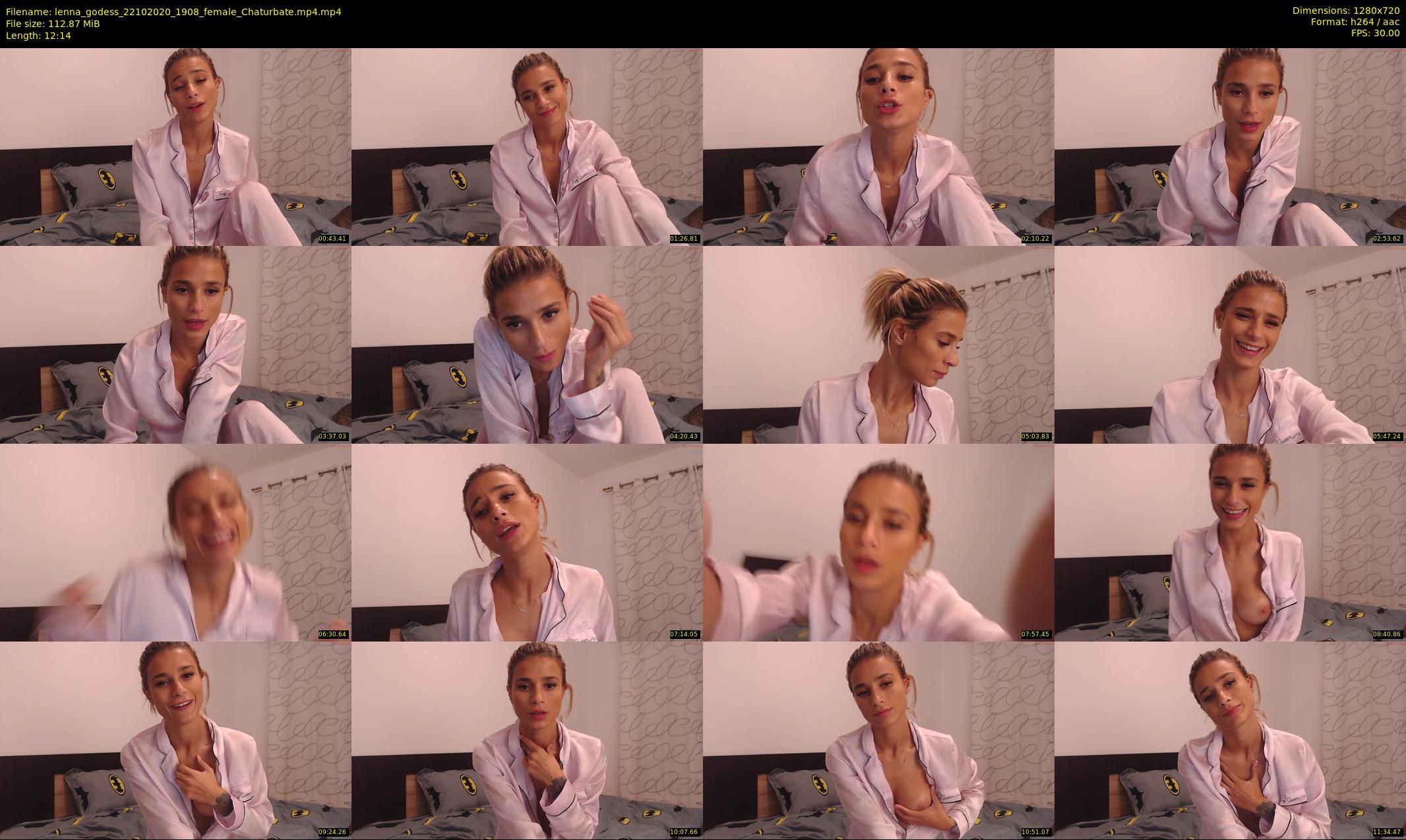 lenna_godess — 13 minute Chaturbate female cam show recording, 720p, Oct 22, 2020