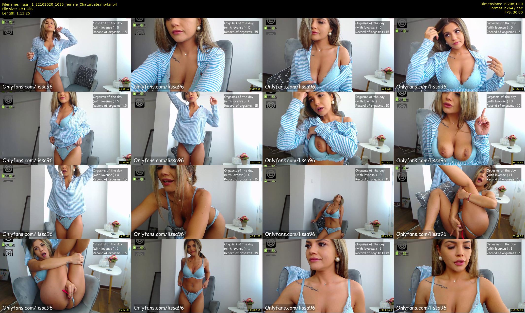 lissa__1 — 74 minute Chaturbate female cam show recording, 1080p, Oct 22, 2020