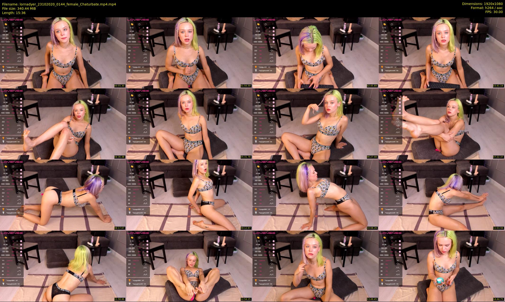 lornadyer — 16 minute Chaturbate female cam show recording, 1080p, Oct 23, 2020
