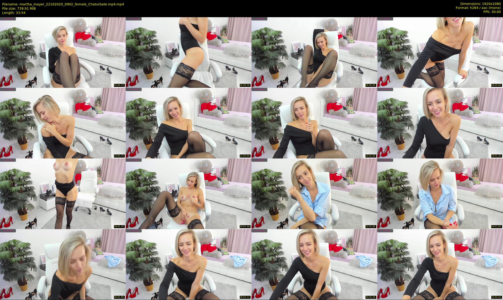 martha_mayer — 34 minute Chaturbate female cam show recording, 1080p, Oct 22, 2020
