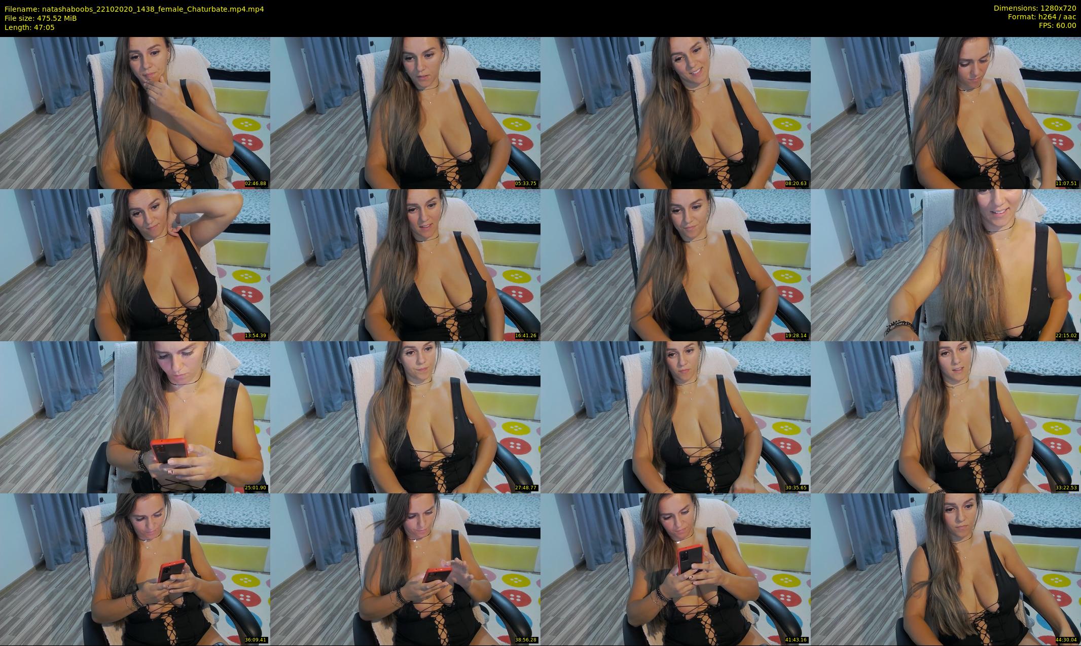 natashaboobs — 48 minute Chaturbate female cam show recording, 720p, Oct 22, 2020